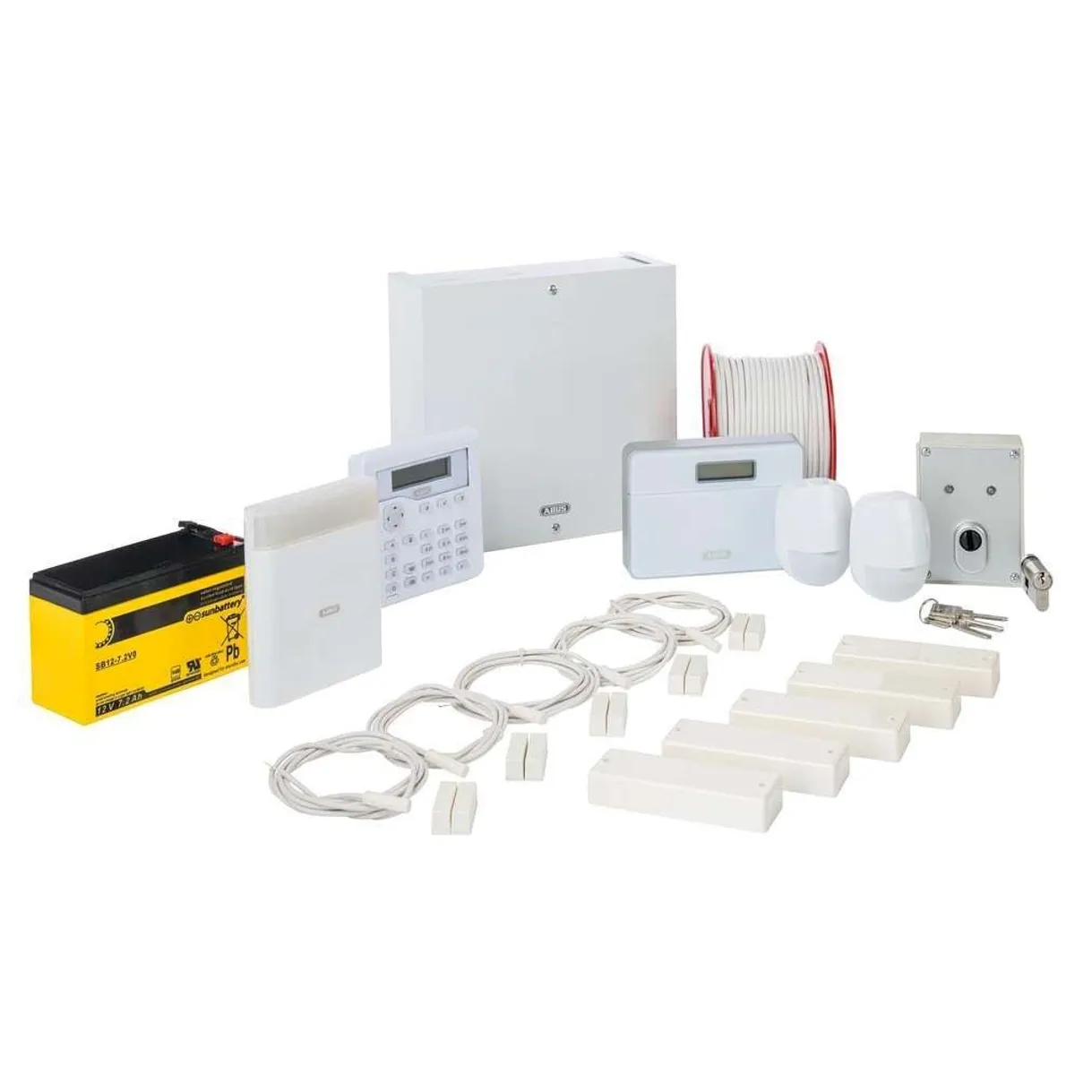 ABUS Terxon SX Komplettpaket mit Wählgerät, effektiver Einbruchschutz, erweiterbar, 8 programmierbare Zonen 2