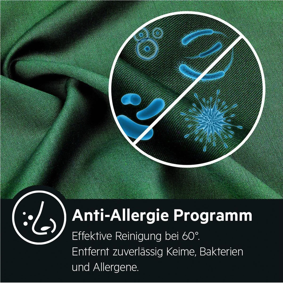 AEG L6FA68FL Waschmaschine, 8 kg, 1600 U/min, Anti-Allergie-Programm 3