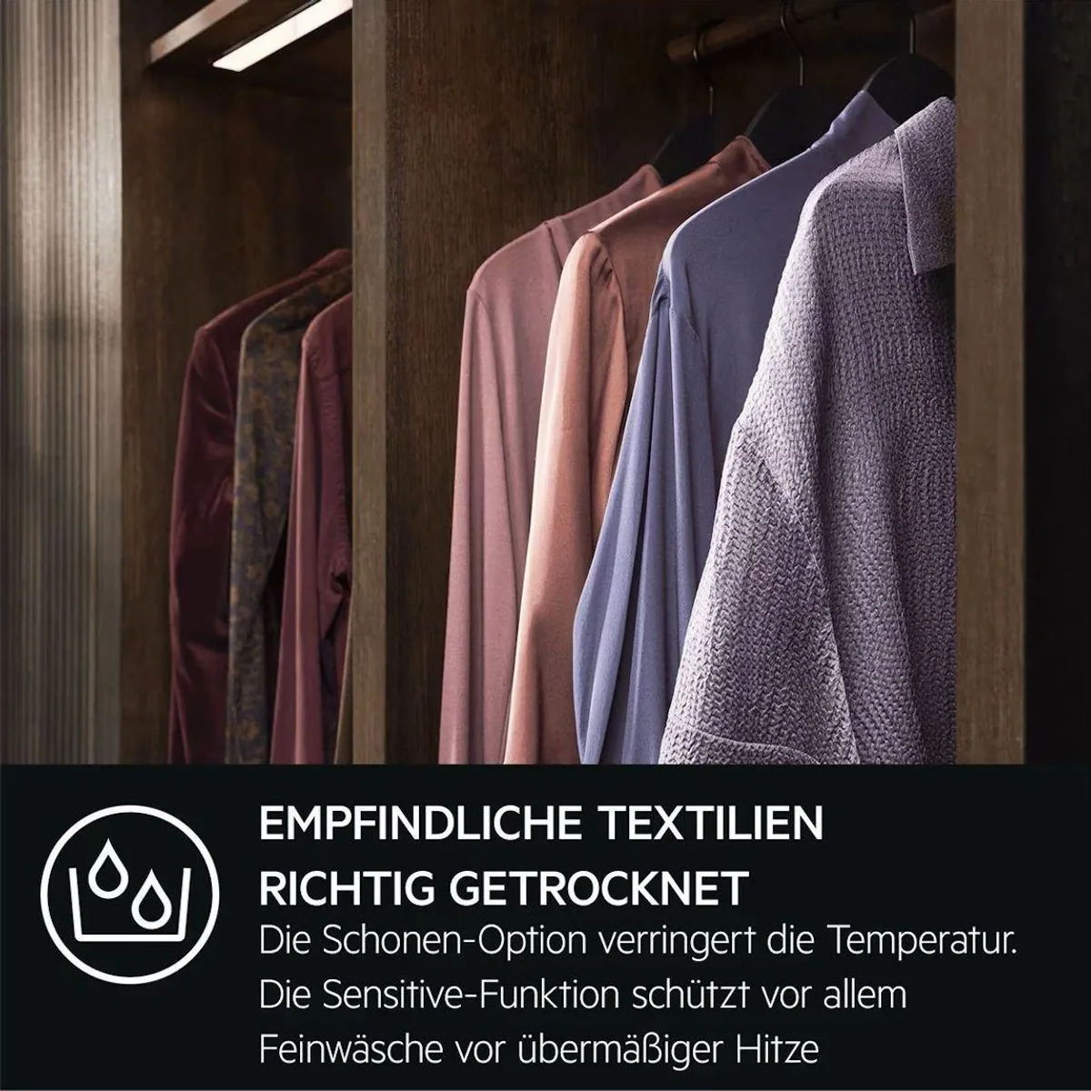 AEG LAVATHERM TR7C40698 Wärmepumpentrockner, 9 kg, Energieklasse C, SensiDry & ProSense 4