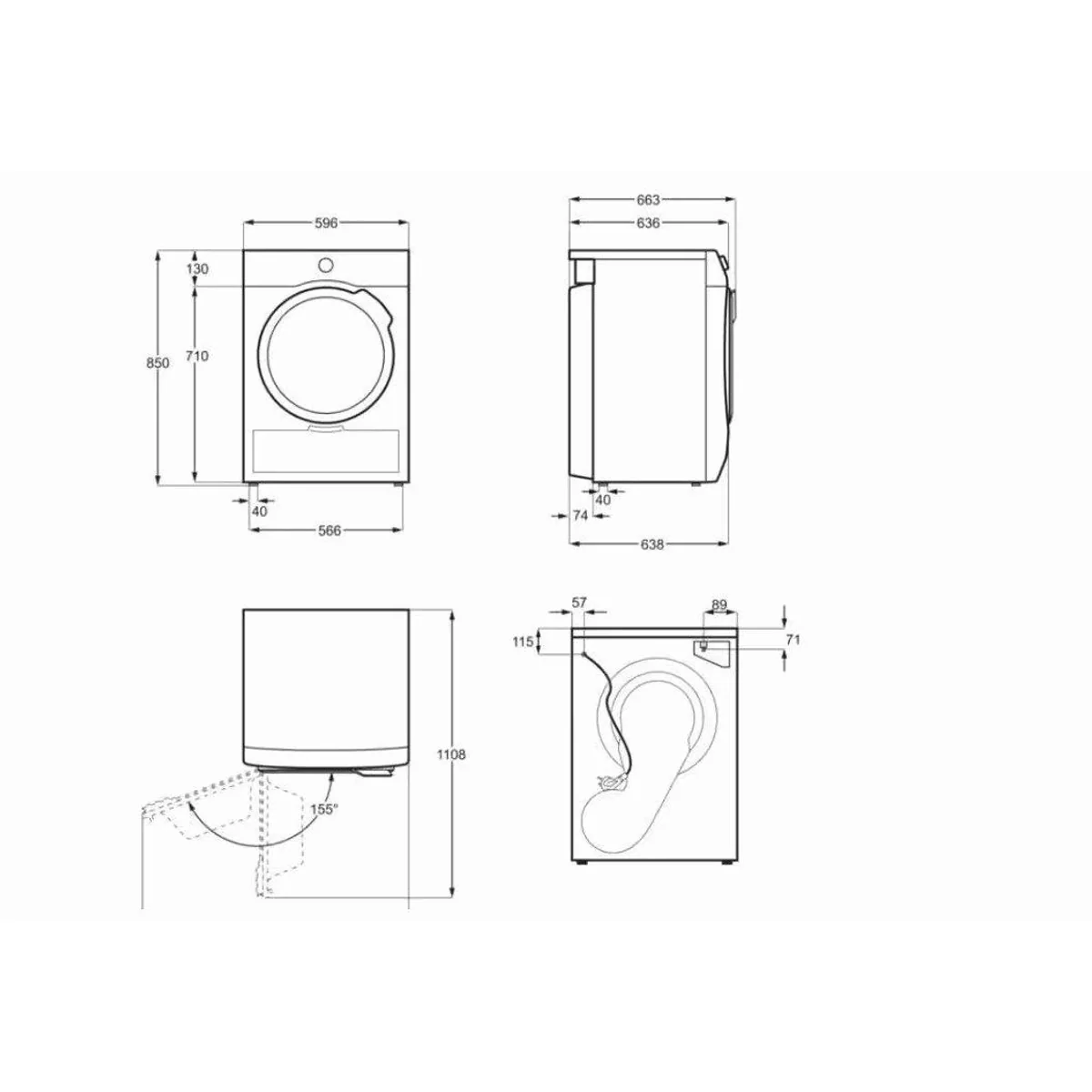AEG Wärmepumpentrockner TR7T61588, energieeffizient, schonende Trocknung, einfache Bedienung 2