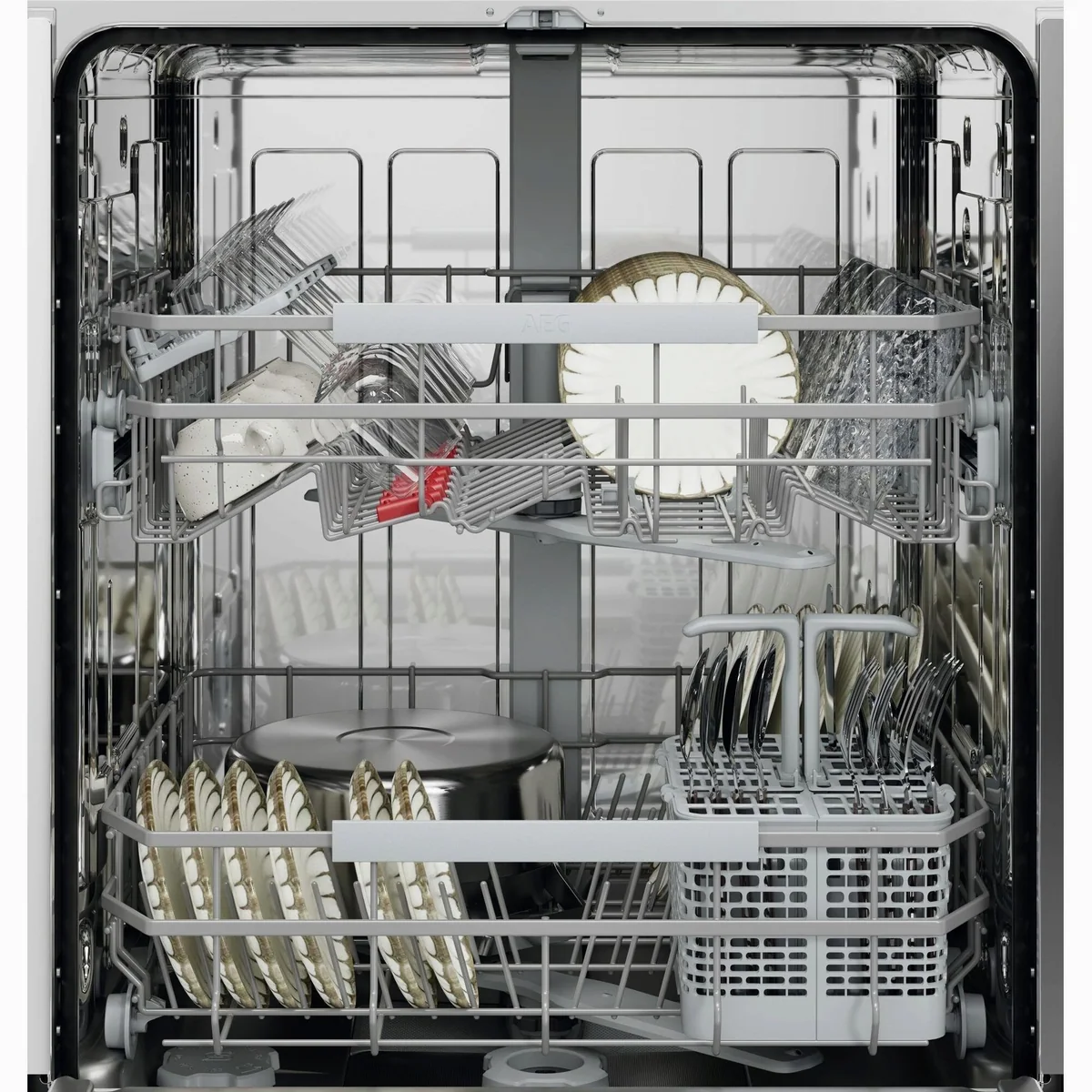 AEG 7000 GU7200A1SCM Unterbaugeschirrspüler, App-Steuerung, flexible Körbe 3