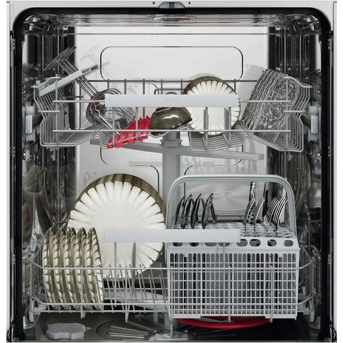 AEG GT620B2SCM Geschirrspüler, starke Sprühabdeckung, hoher Platzangebot, energieeffizient 3