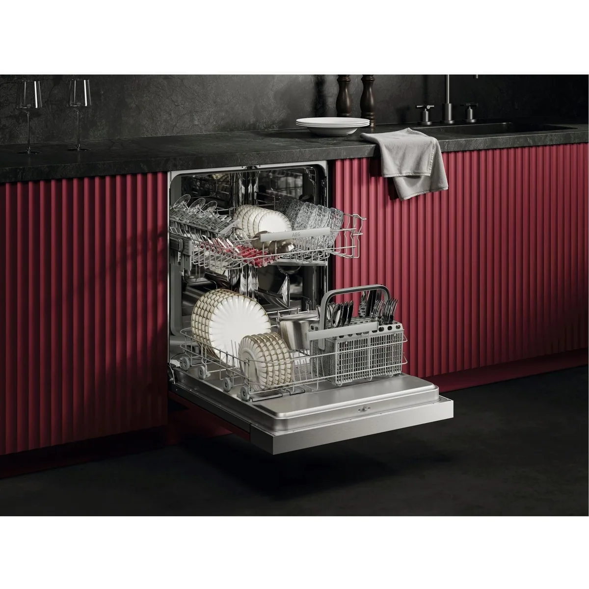 AEG GT620B2SCM Geschirrspüler, starke Sprühabdeckung, hoher Platzangebot, energieeffizient 5