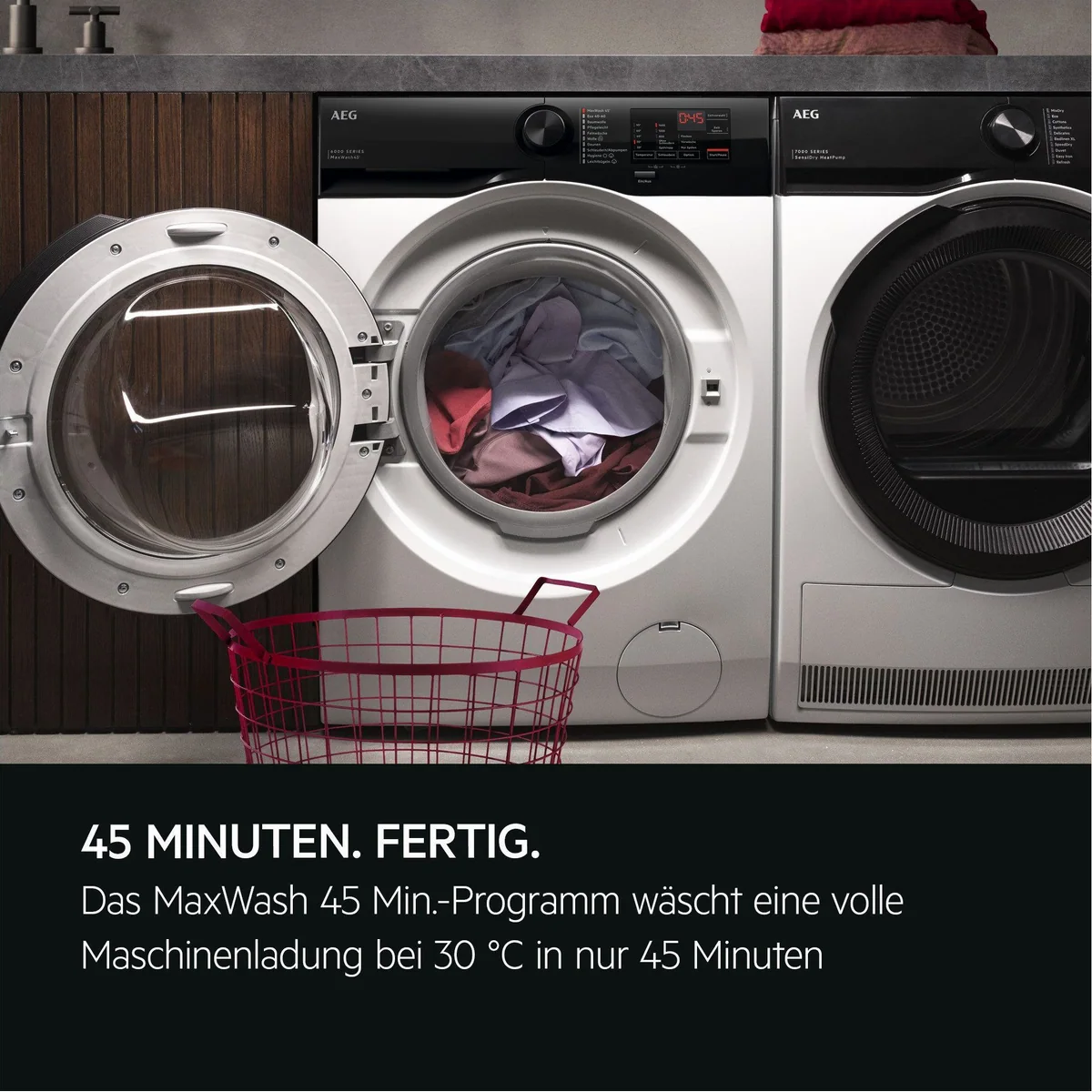 AEG Waschmaschine 6000 ProSense LR6FE48FL, 8 kg Fassungsvermögen, 1400 U/min 2