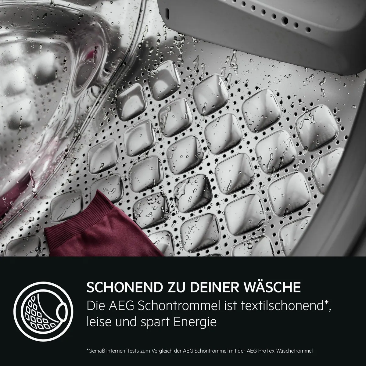 AEG Waschmaschine 6000 ProSense LR6FE49FL, 9 kg, 1400 U/min, KI WashAssist 5