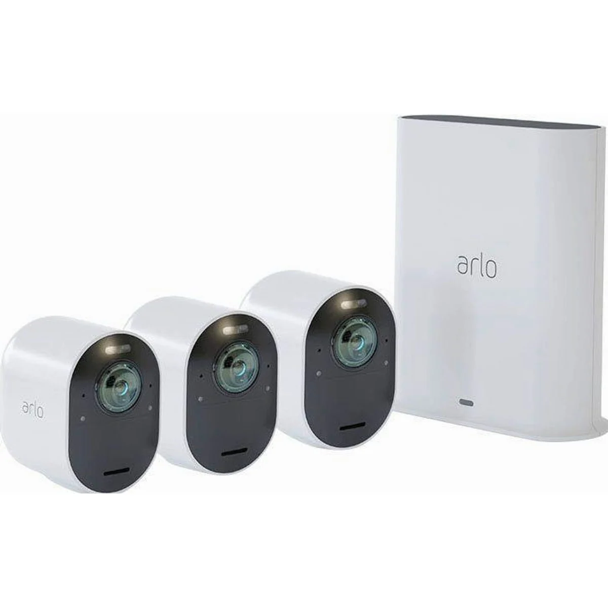 Arlo Ultra 2 Überwachungskamera, 4K UHD, kabellos, 3 Kameras für Außenbereich