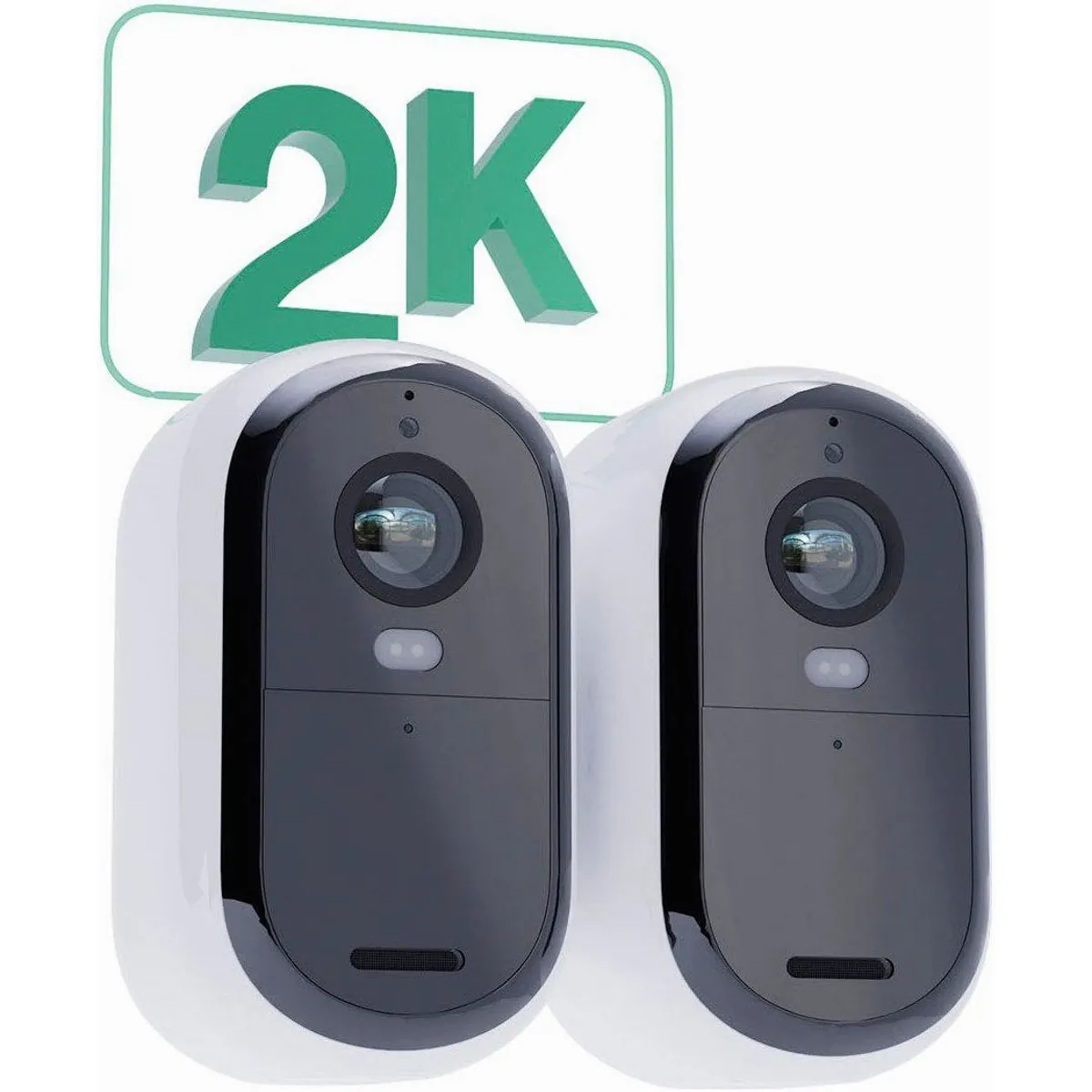 Arlo Essential 2K Outdoor Kamera, 2-Pack, kabellos, 2K-Live-Videos, Zwei-Wege-Audio 4