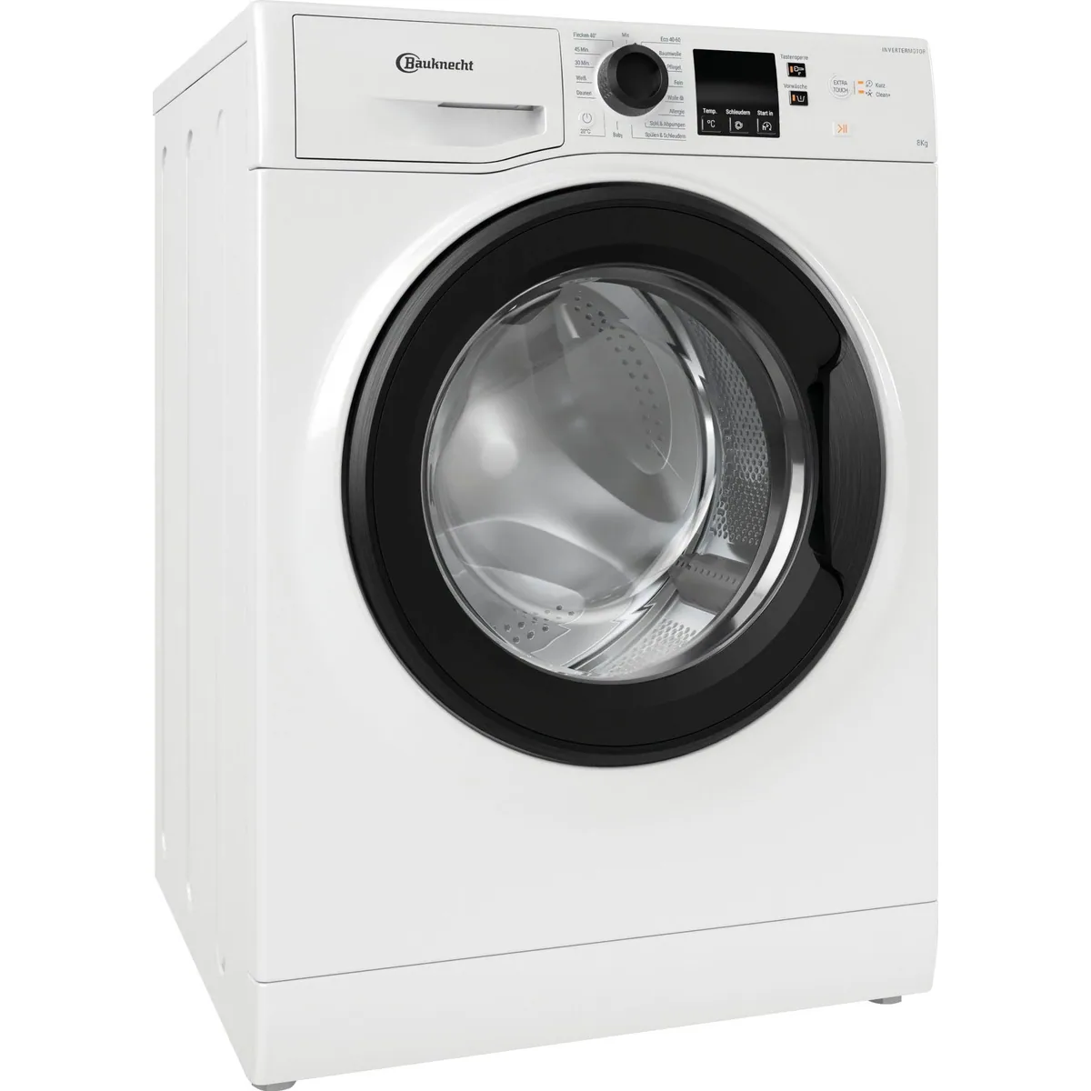 Bauknecht Waschmaschine Super Eco 845 A, 8 kg Kapazität, 1400 U/min, Kurzprogramm 45‘ 2