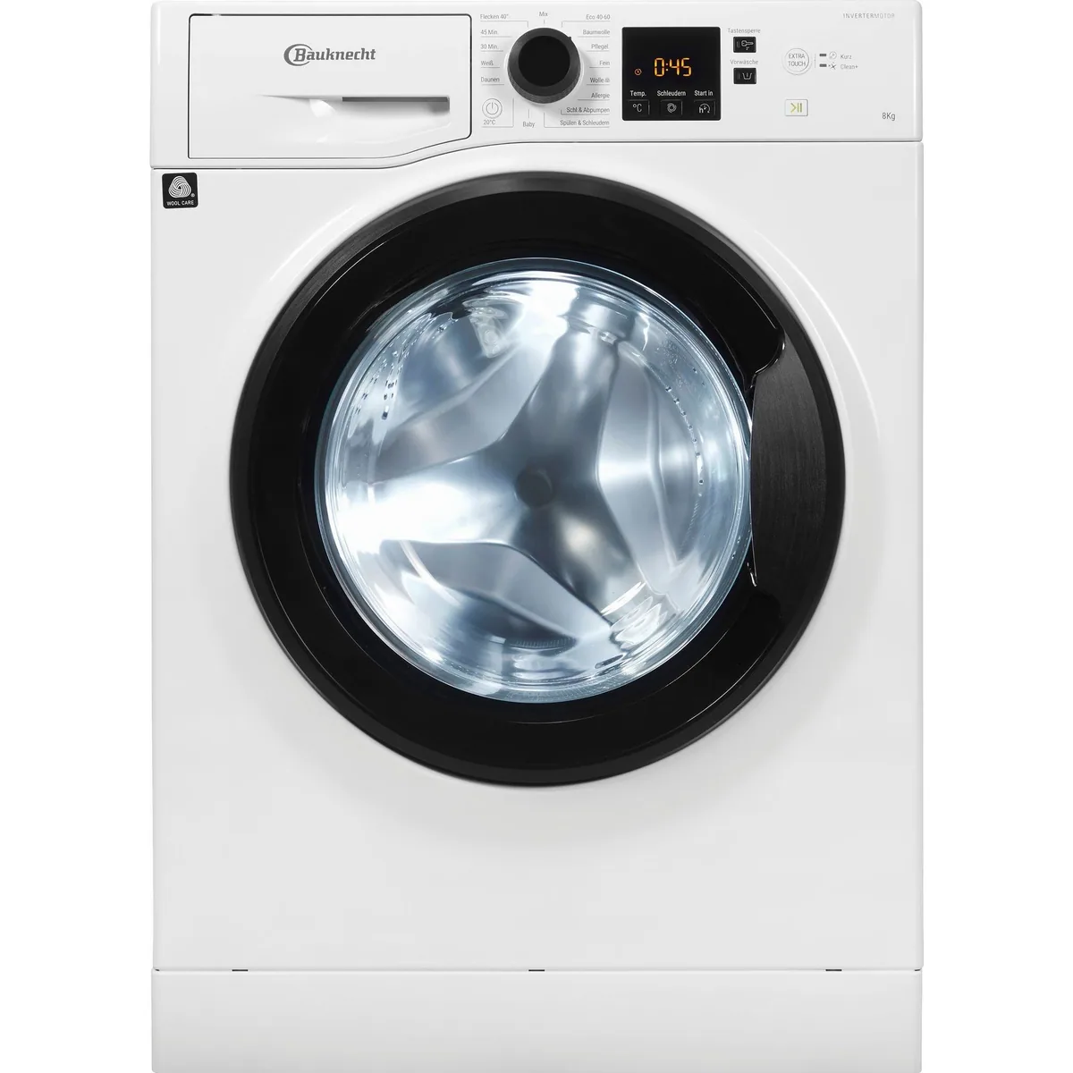 Bauknecht Waschmaschine Super Eco 845 A, 8 kg Kapazität, 1400 U/min, Kurzprogramm 45‘ 4