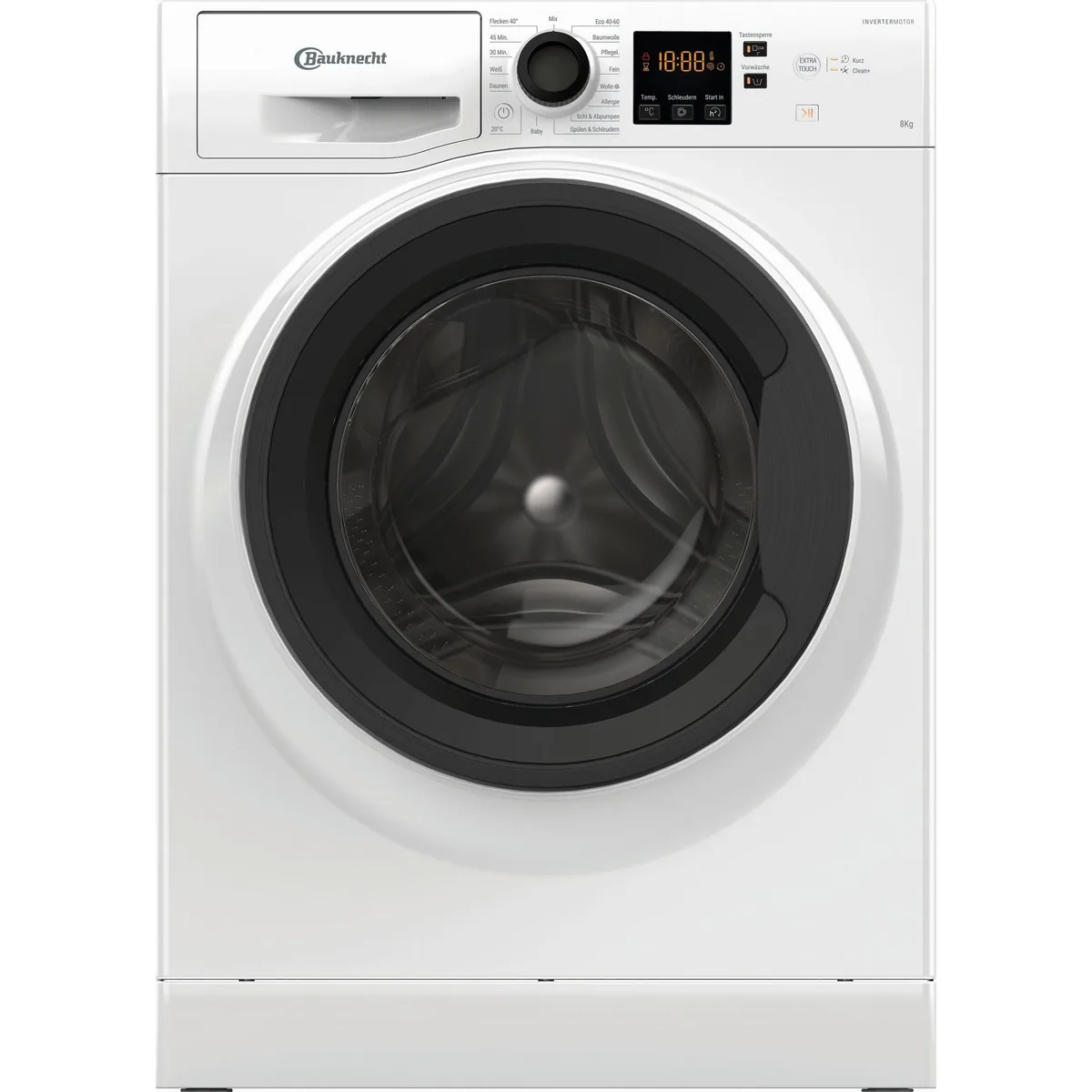 Bauknecht Waschmaschine Super Eco 845 A, 8 kg Kapazität, 1400 U/min, Kurzprogramm 45‘ 5
