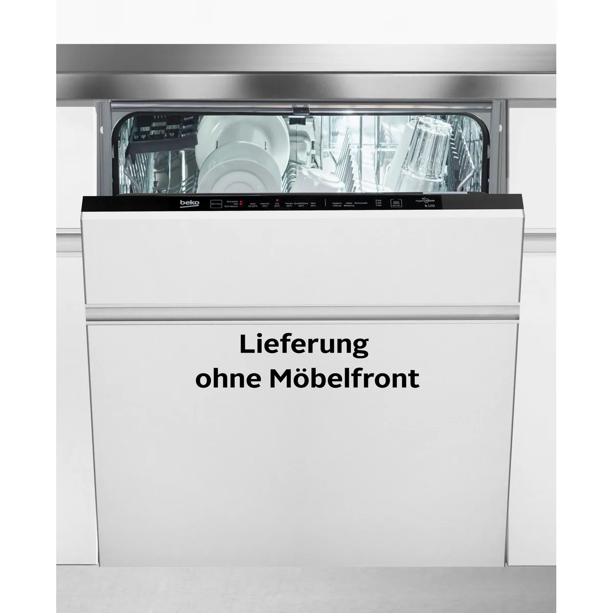 Beko BDIN16420 Geschirrspüler, 14 Maßgedecke, Hygienereinigung