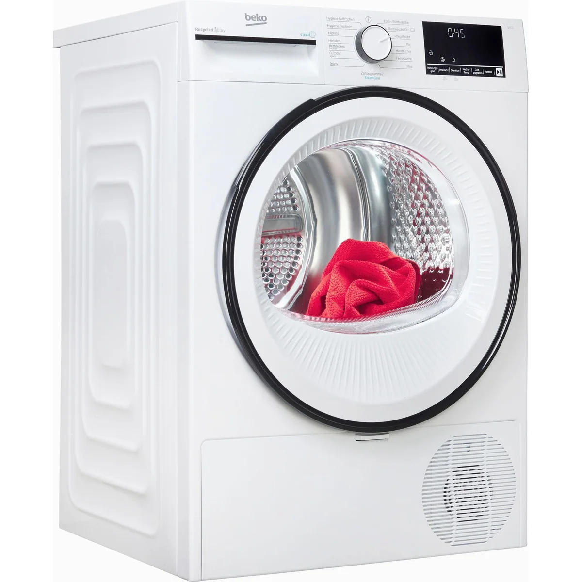 Beko B3T41230 Wärmepumpentrockner, sanfte AquaWave Trommelbewegung