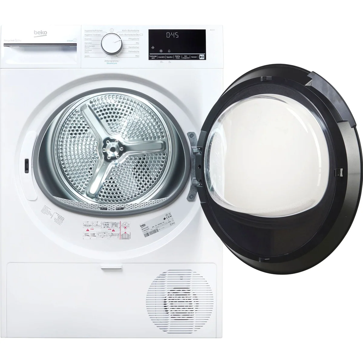 Beko B3T41230 Wärmepumpentrockner, sanfte AquaWave Trommelbewegung 2