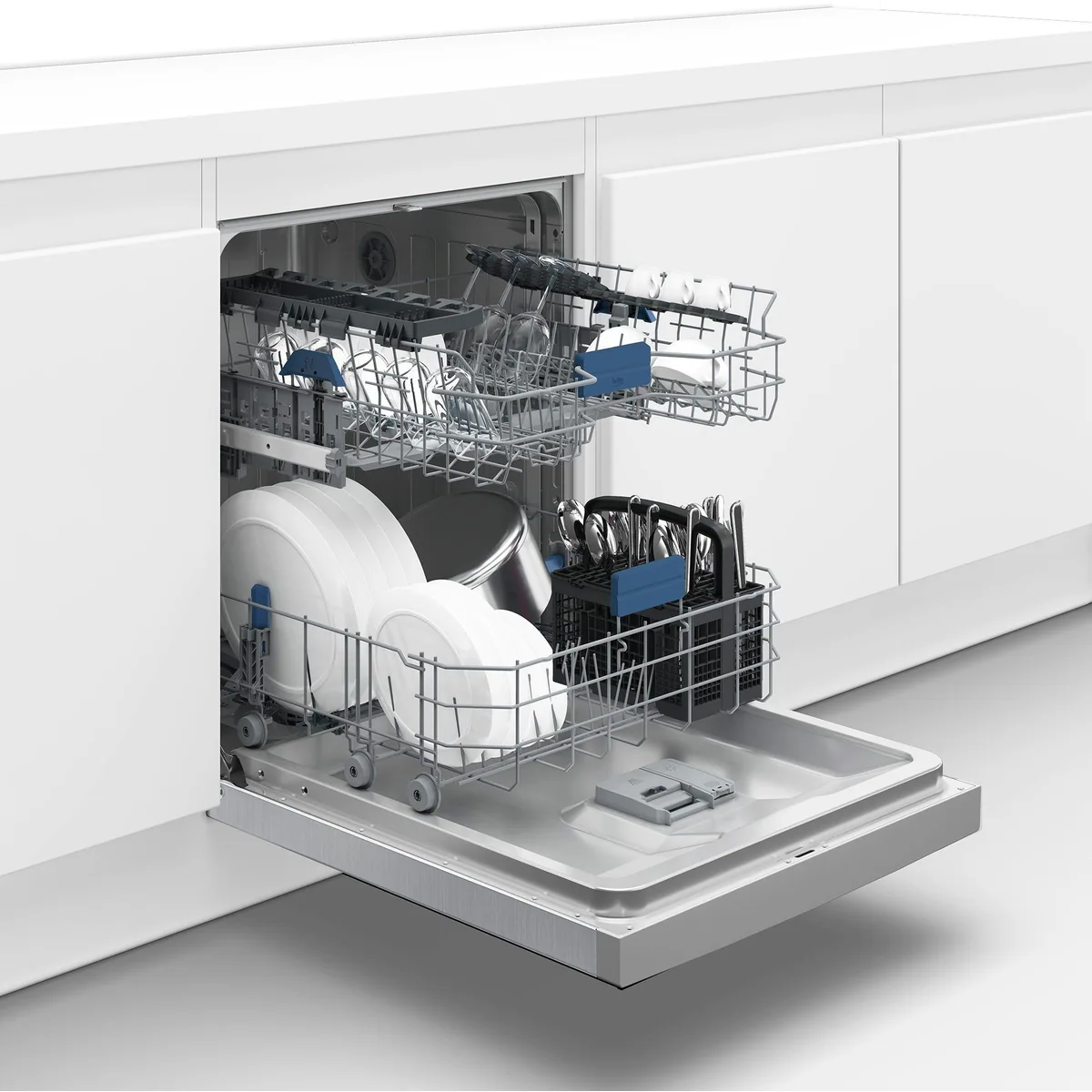 Beko BDUN36451X Unterbaugeschirrspüler, 14 Maßgedecke, 9,5 l, TrayWash-Funktion 2