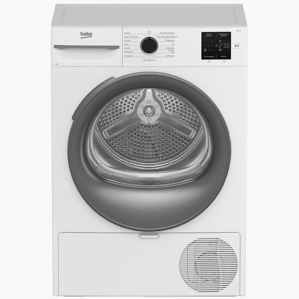 Beko BM3T37210W1 Wärmepumpentrockner, Hygienisches Trocknen, 15 Programme 2