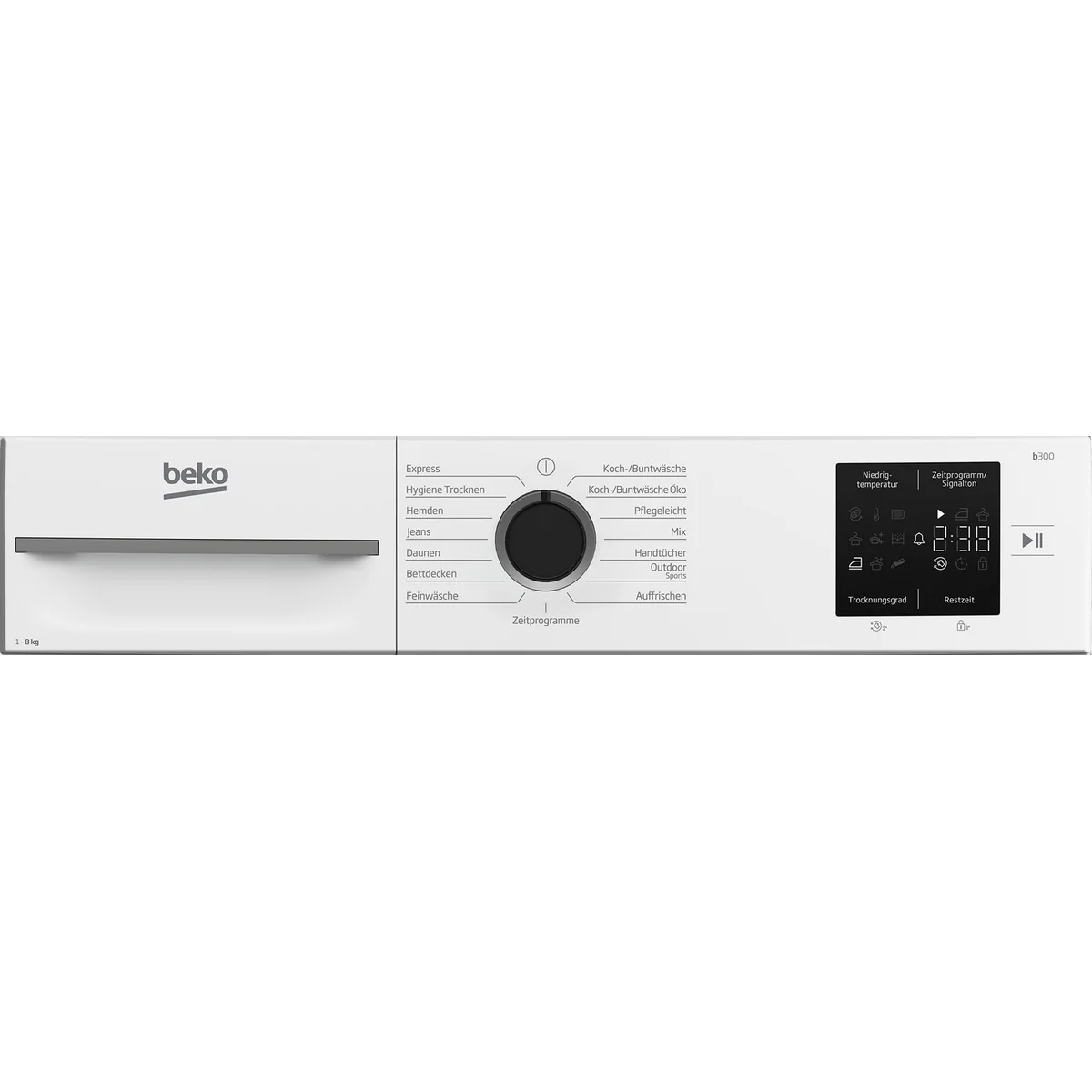Beko BM3T38230FH Wärmepumpentrockner, energieeffizient, platzsparend, benutzerfreundlich 5