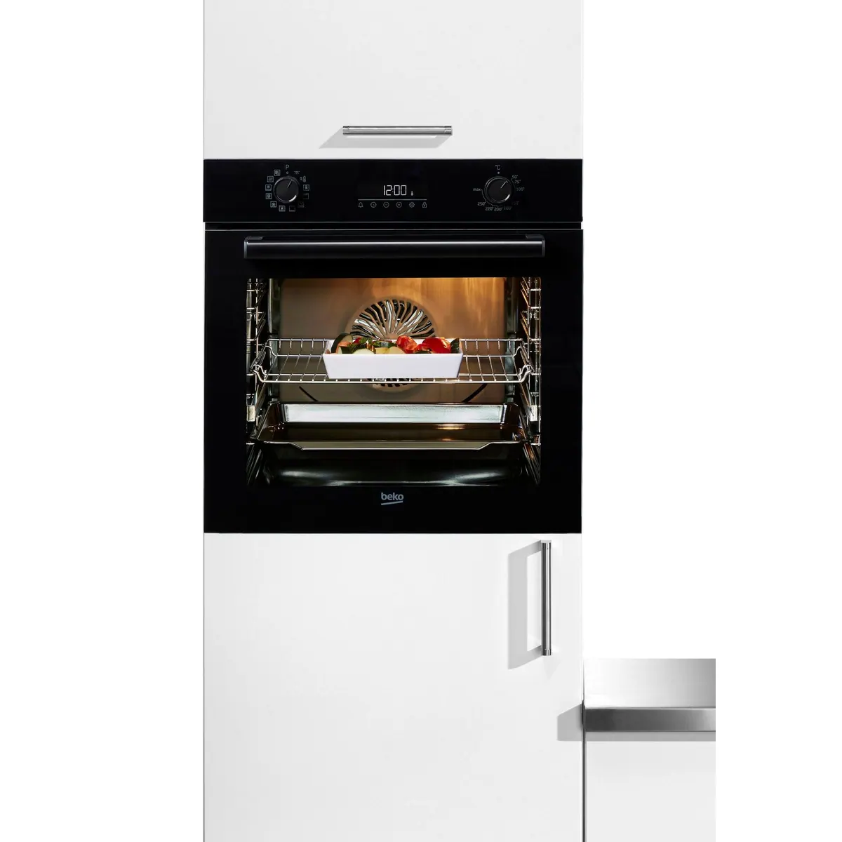 Beko BBIM17300B Einbau-Backofen, AeroPerfect Heißluft, Teleskopauszug, SteamShine-Reinigung 3