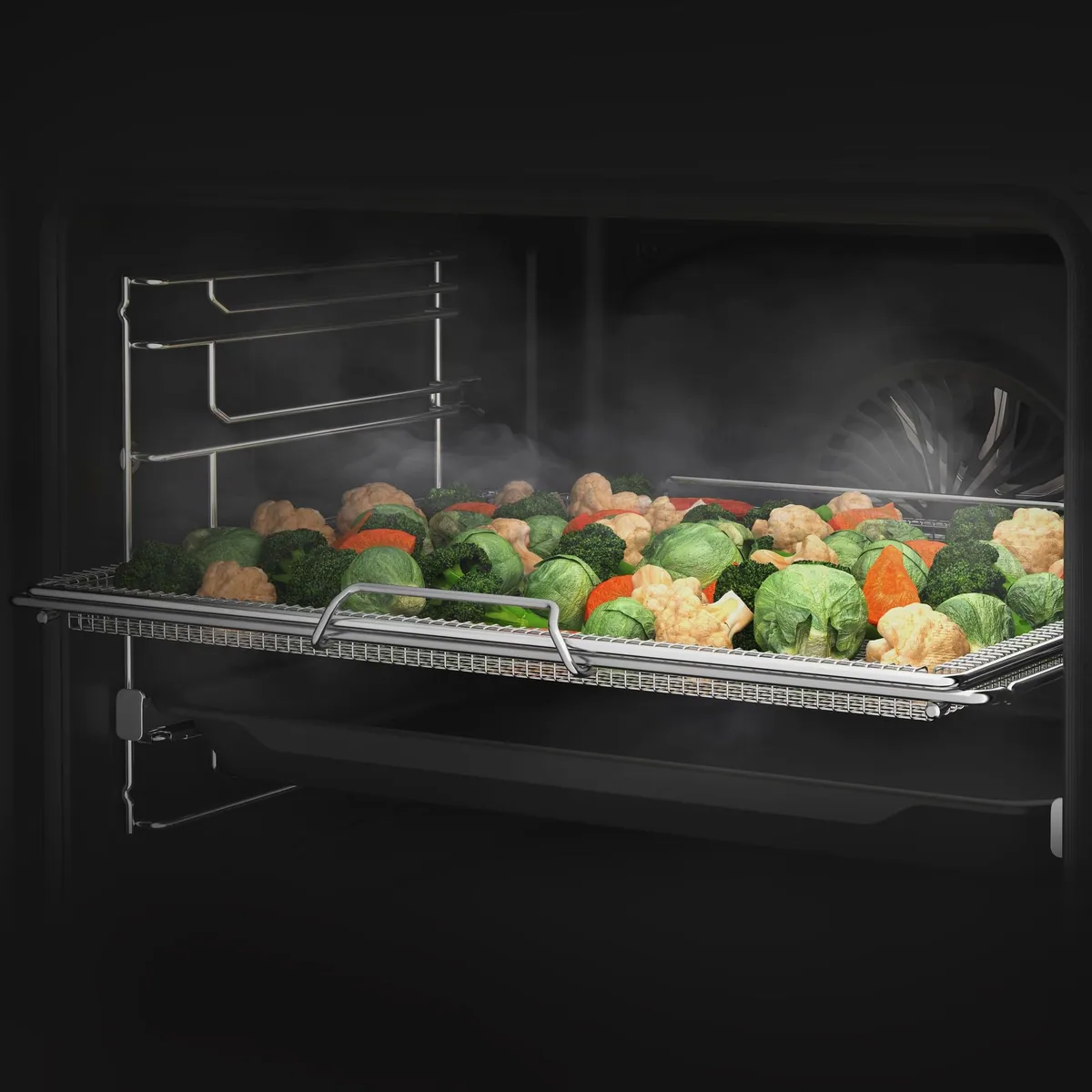 Beko BBIM17300X Einbau-Backofen, 1-fach-Teleskopauszug, SteamShine, AirFry 2