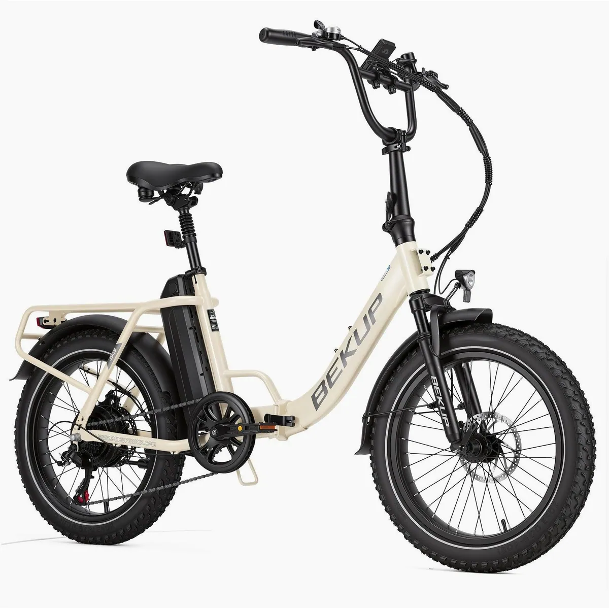 BEKUP S3 E-Bike Klapprad, 720Wh Akku, 60Nm Heckmotor, 7-Gang Shimano 2