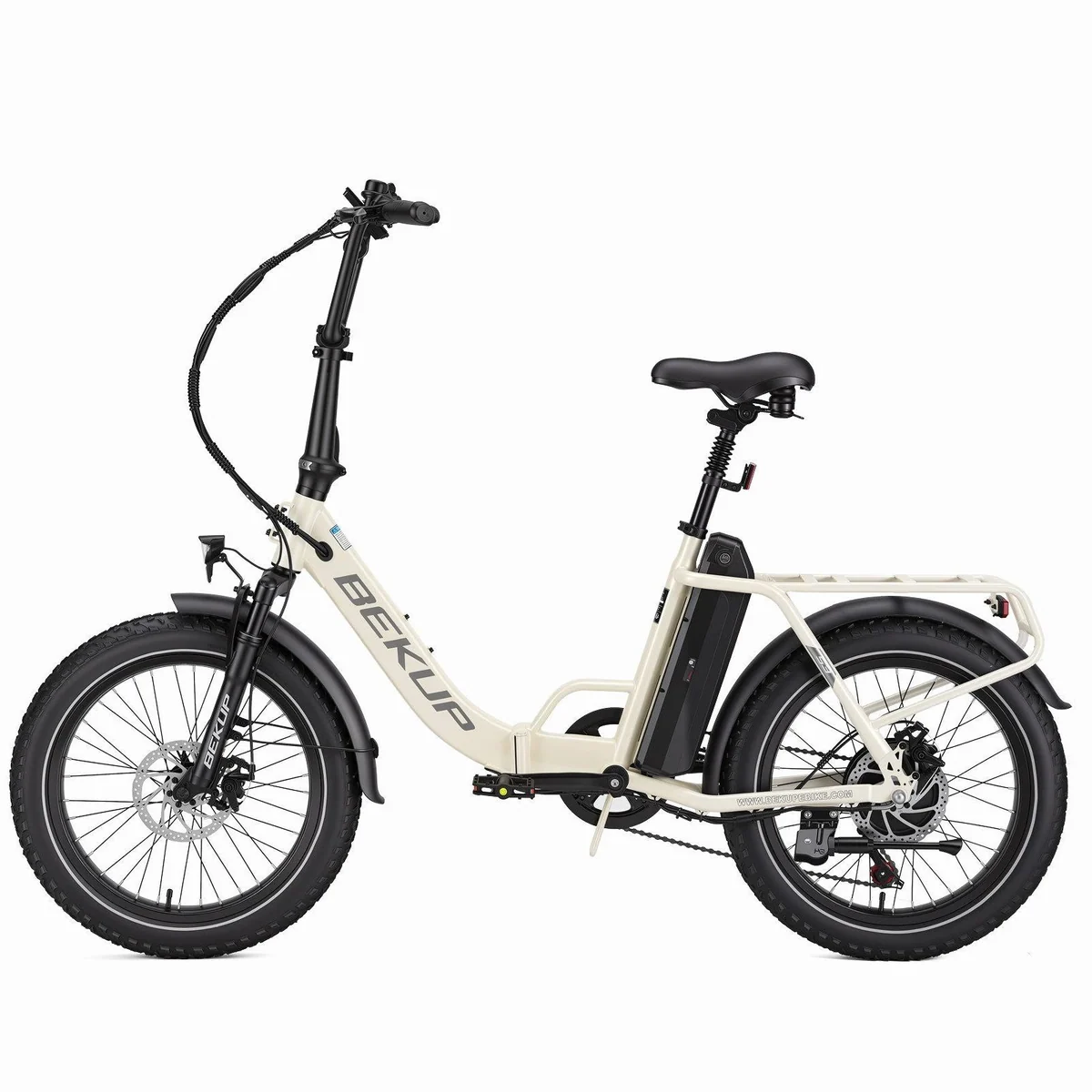 BEKUP S3 E-Bike Klapprad, 720Wh Akku, 60Nm Heckmotor, 7-Gang Shimano 3