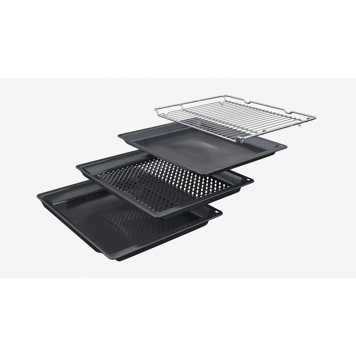 Bosch HBG7363B1 Backofen, Teleskopauszug nachrüstbar, digitaler Bedienring 5