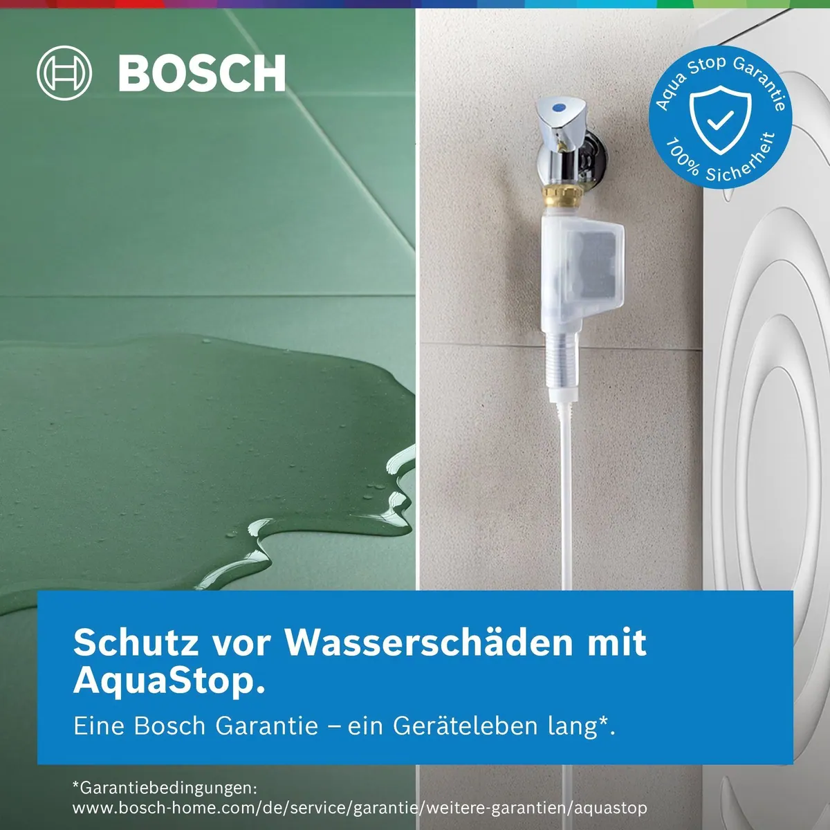 Bosch WUU28T48 Waschmaschine, 8 kg, 1400 U/min, unterbaufähig, AquaStop, Invertermotor 3