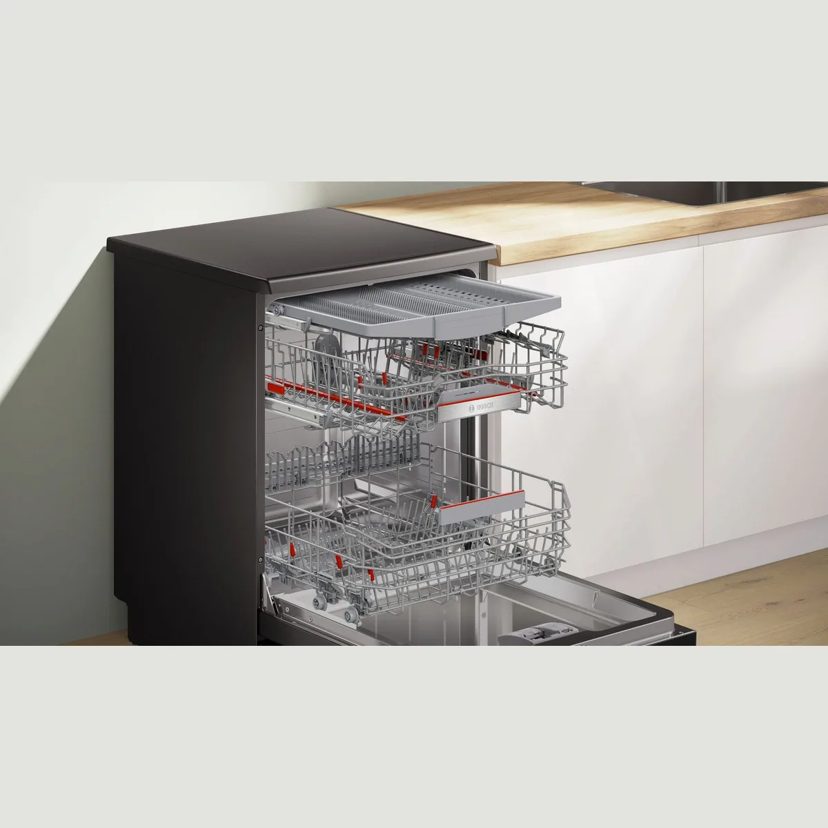 Bosch Standgeschirrspüler Serie 6 SMS6ECC12E, 14 Maßgedecke, flexible Körbe, 3-fach Rack Matic 4