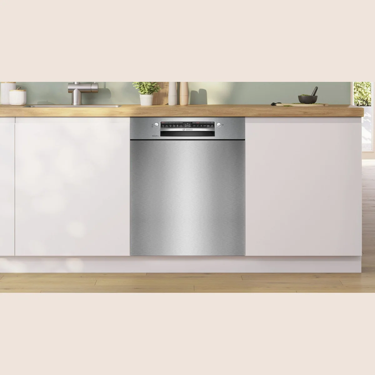 Bosch SMU4ECS32E Unterbaugeschirrspüler, 14 Maßgedecke, Automatische Türöffnung, Flexibles Max Flex System 2