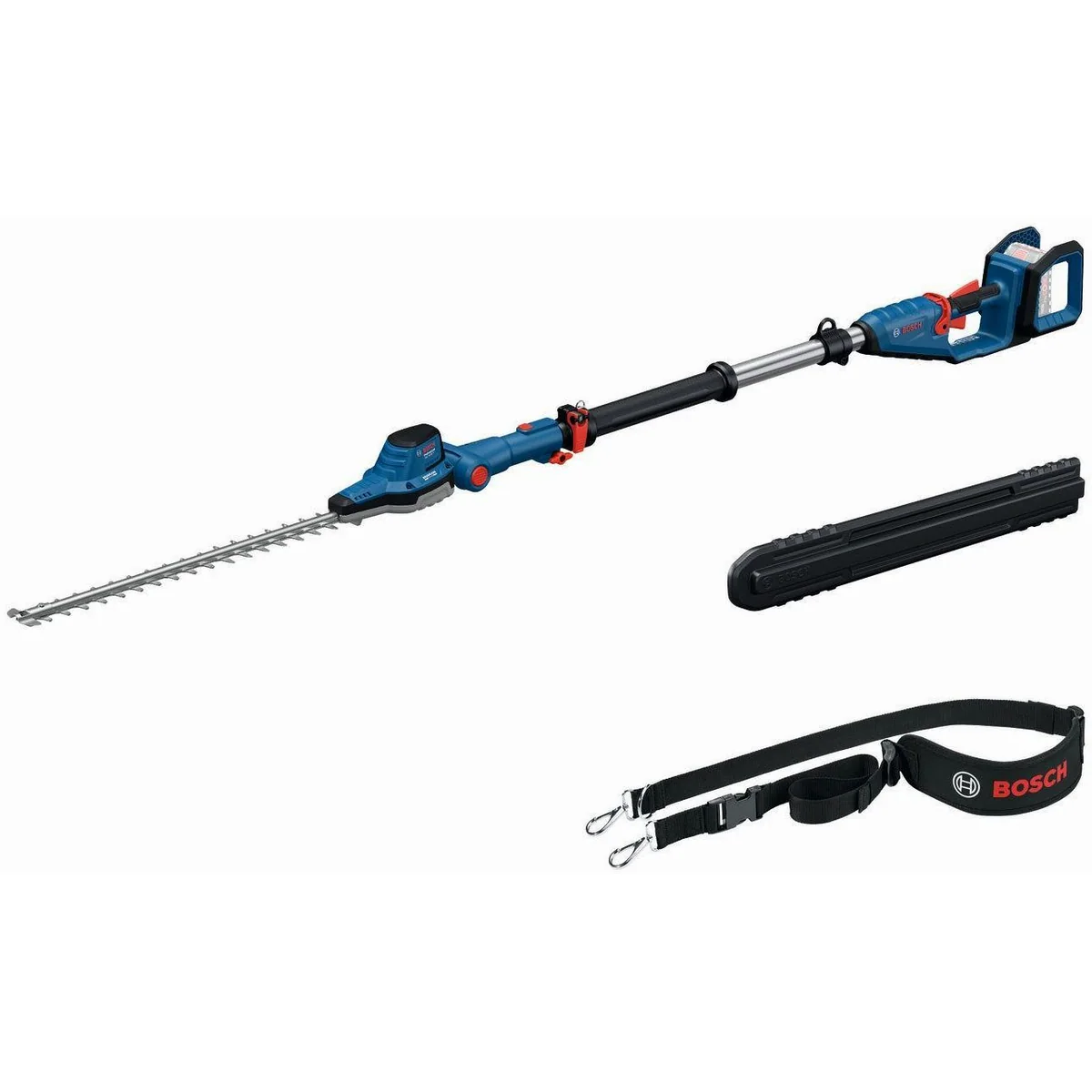 Bosch Teleskop-Heckenschere GHE 18V-50 TP Solo, hohe Reichweite, kabellos, ergonomisch