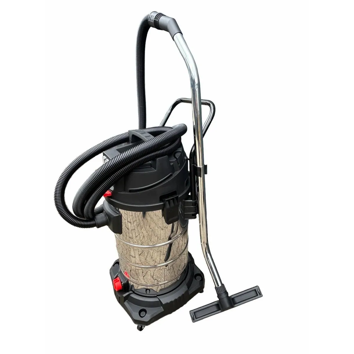 DeTec Nass-Trocken-Sauger 3000W, 100 Liter Edelstahlbehälter, 3 Motoren 4
