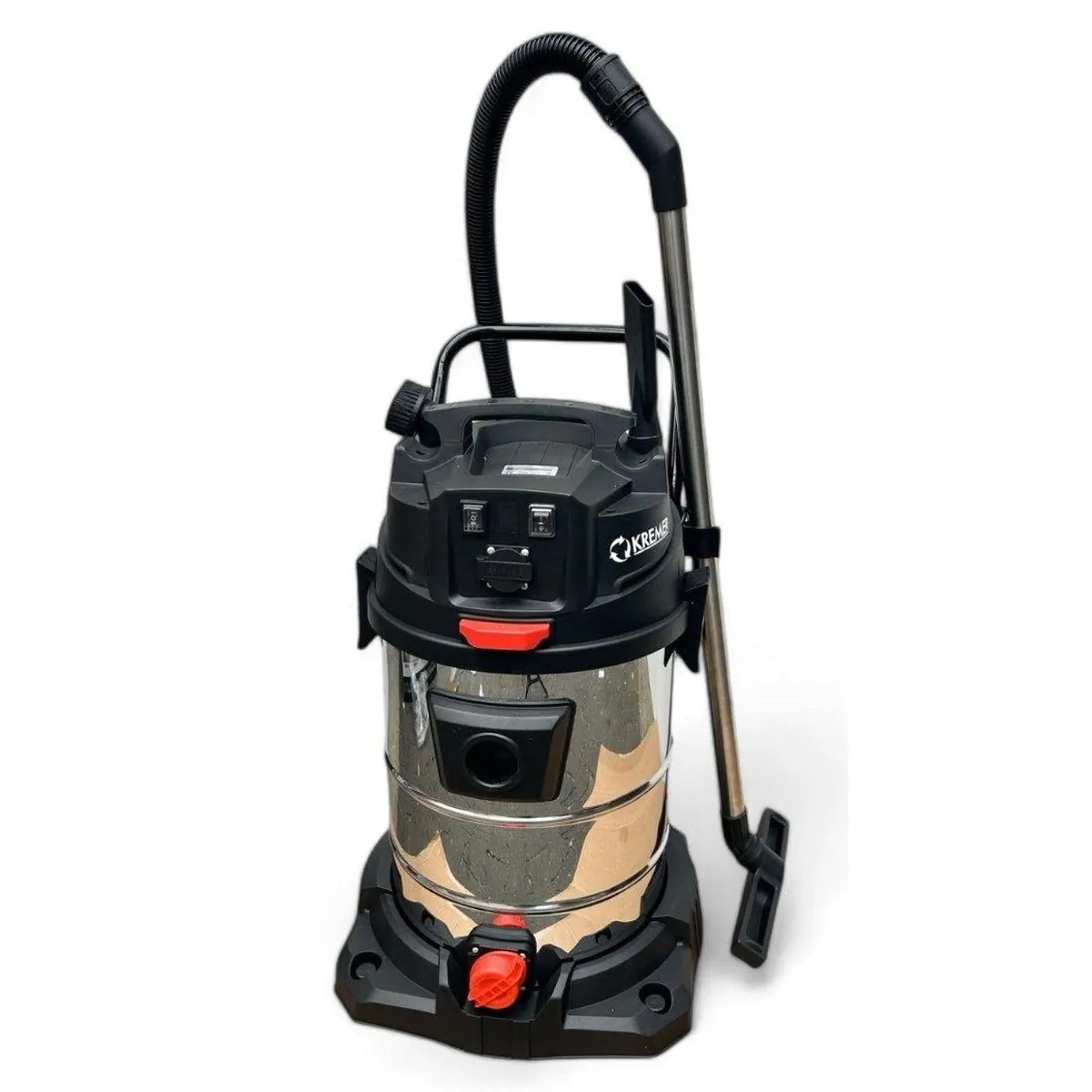 DeTec Nass-Trocken-Sauger, 2400 Watt, 65 Liter Edelstahltank, 2 Motoren 5