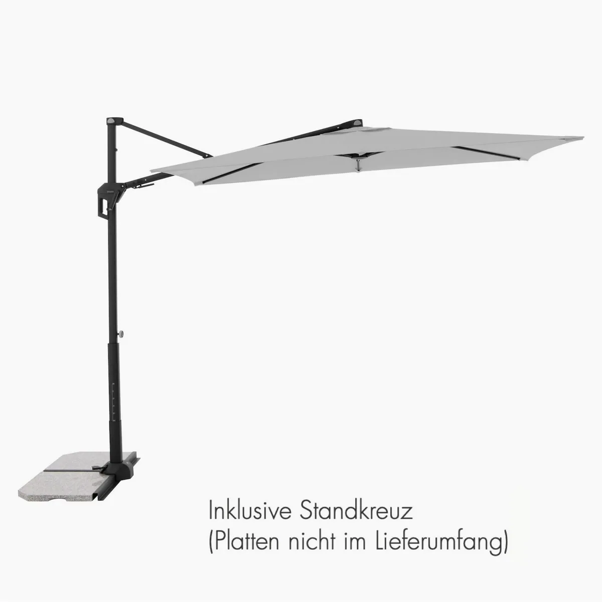 Doppler ACTIVE Pendel Green Edition, kompakt und funktional für Balkone — 240 x 135 cm