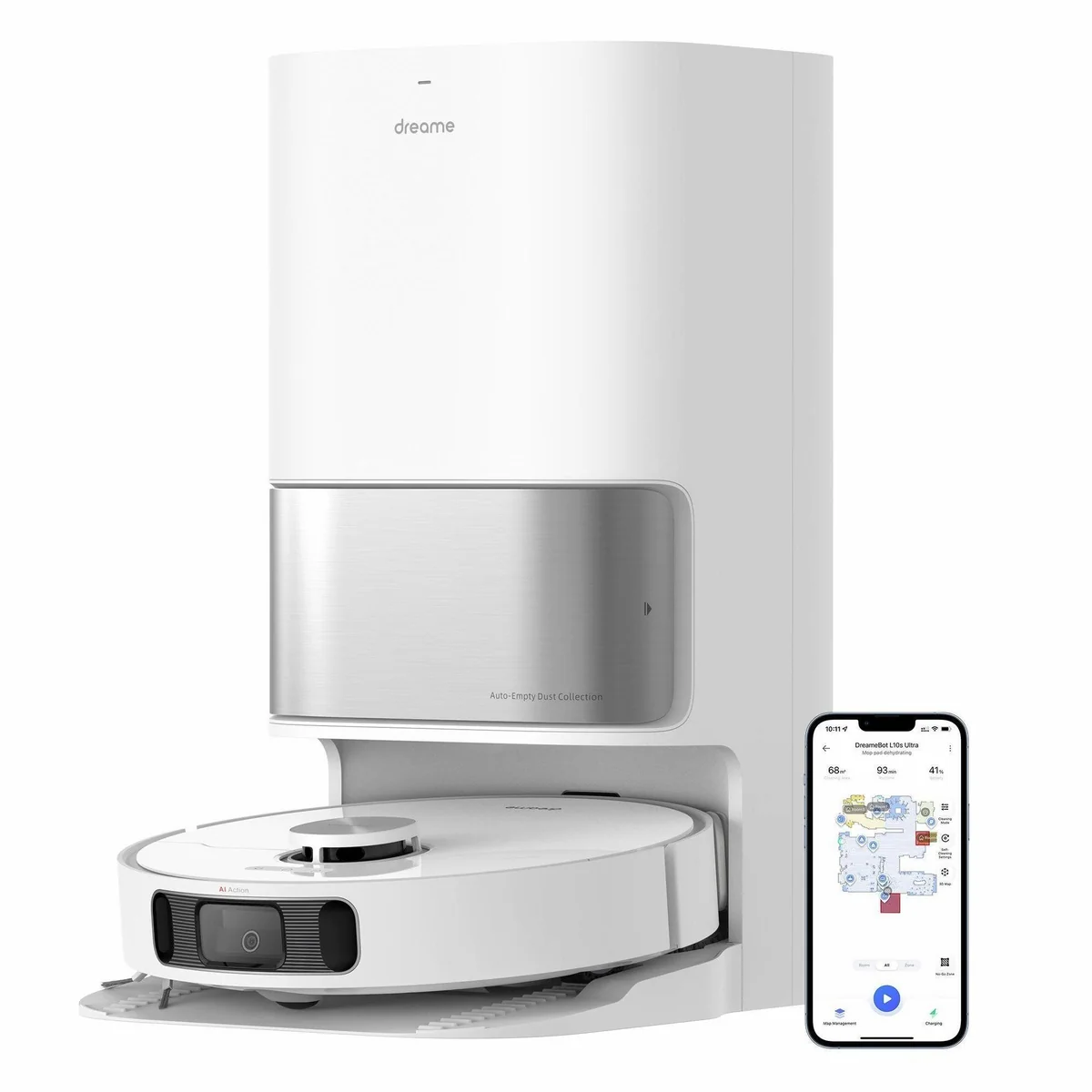 Dreame DreameBot L10s Ultra, kraftvoll, intelligent, komfortabel