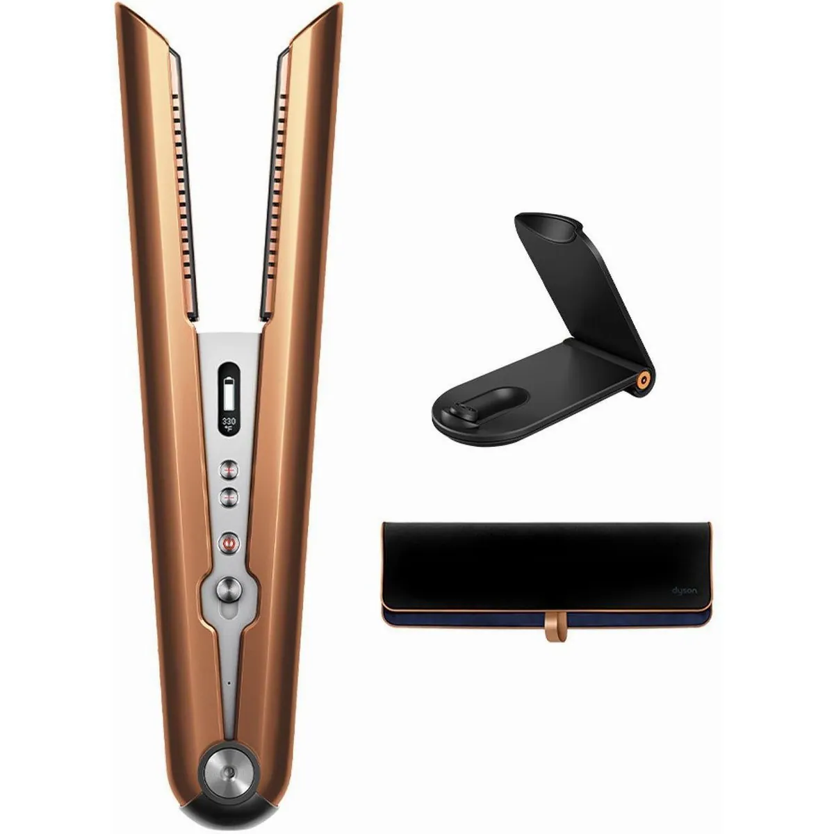 Dyson Corrale Haarglätter, flexible Heizplatten, kabelloses Styling, individuelle Temperaturregelung