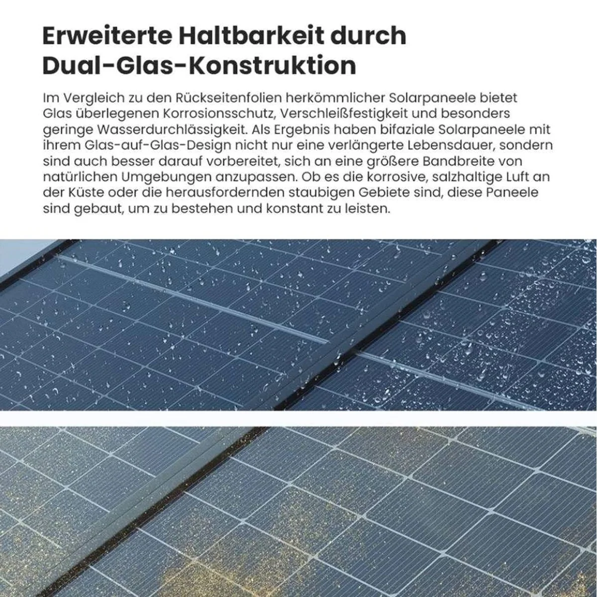 Ecoflow Balkonkraftwerk 1000W, 2x 500W Solarmodule, 800W Wechselrichter, einfache Installation 5