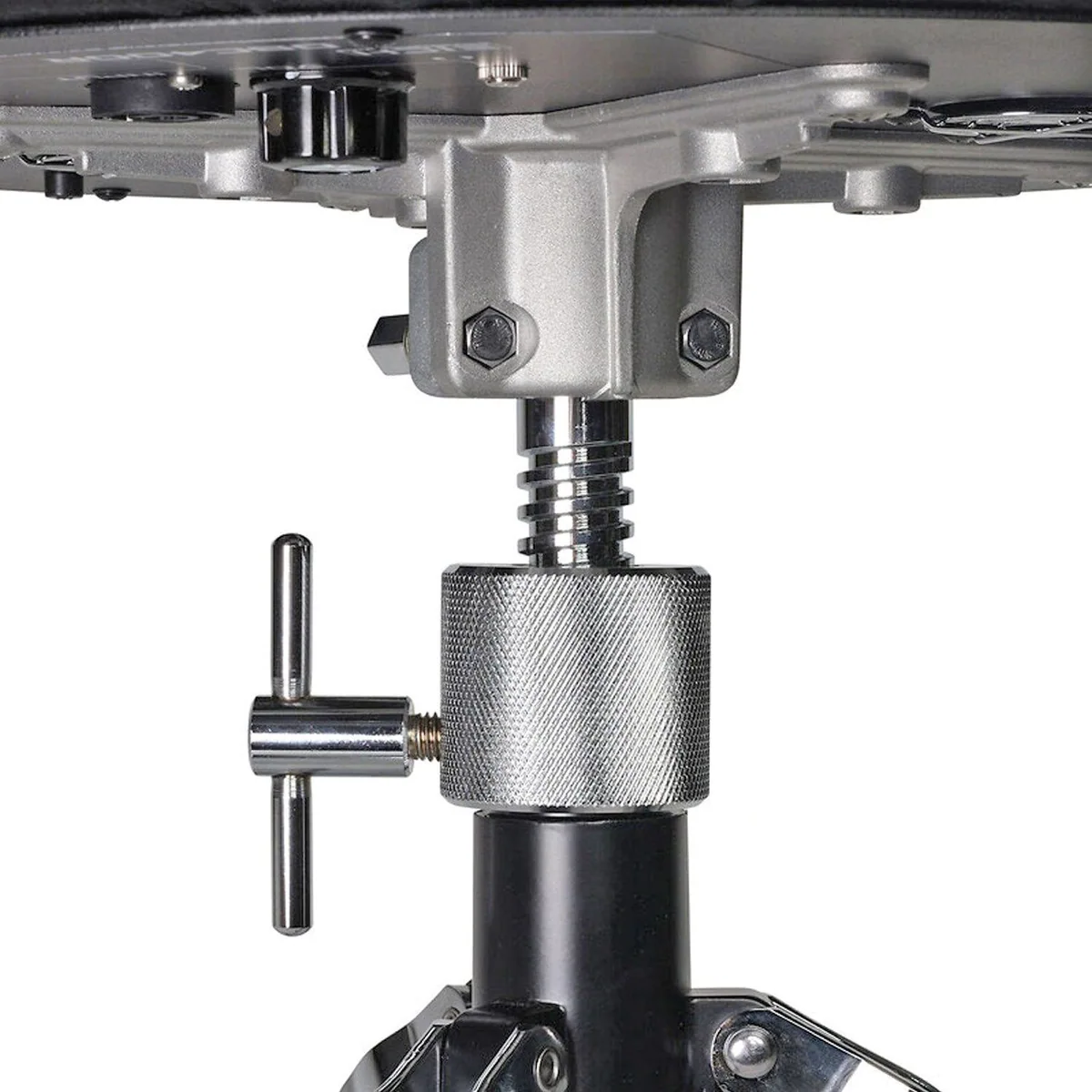Eich Amplification DBC400R Subwoofer-Hocker, integrierter Bass-Shaker, höhenverstellbar, inkl. Trommelstöcke 5