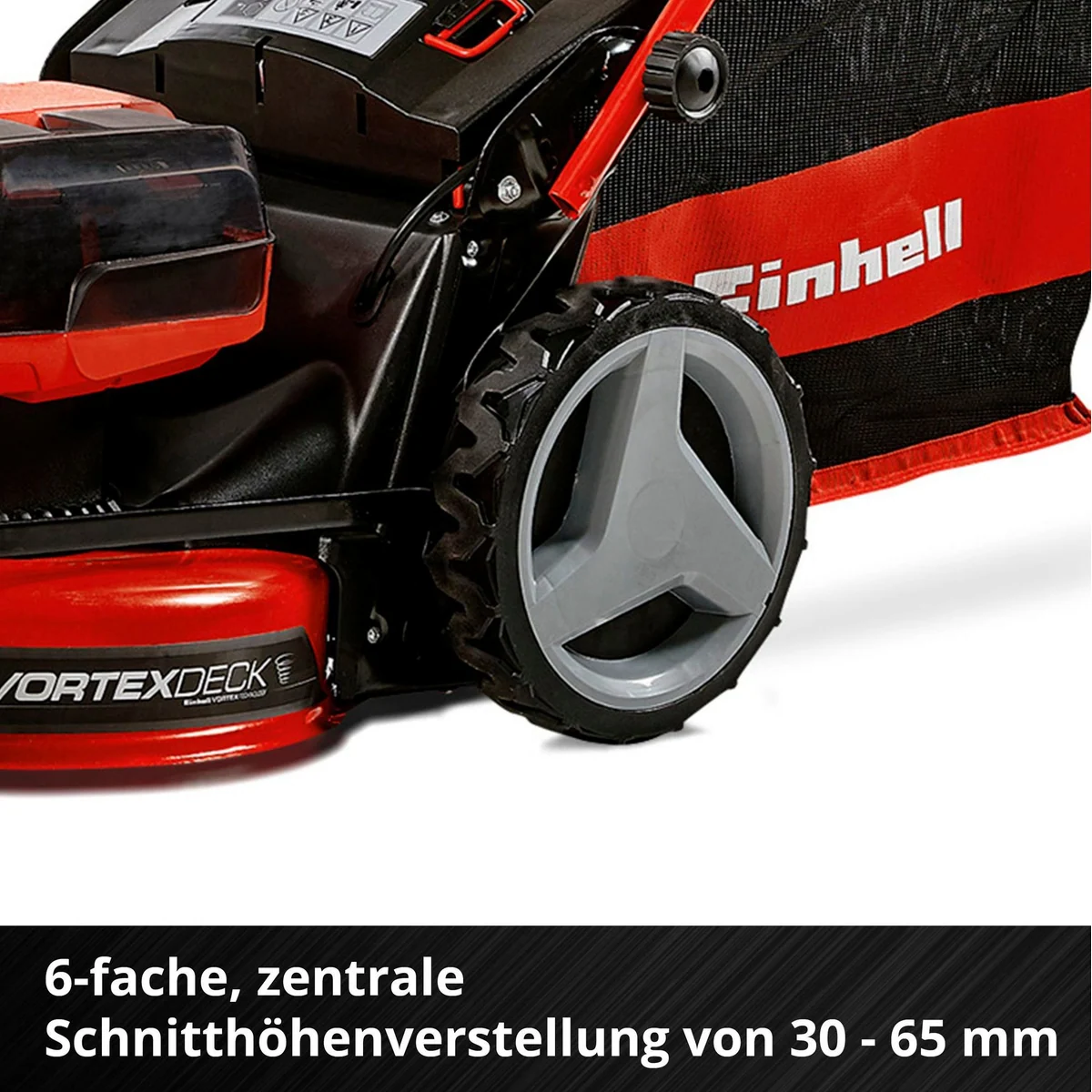 Einhell GP-CM 36/47 S HW Li, 47 cm Schnittbreite, 4x4,0Ah Akkus, Radantrieb 5