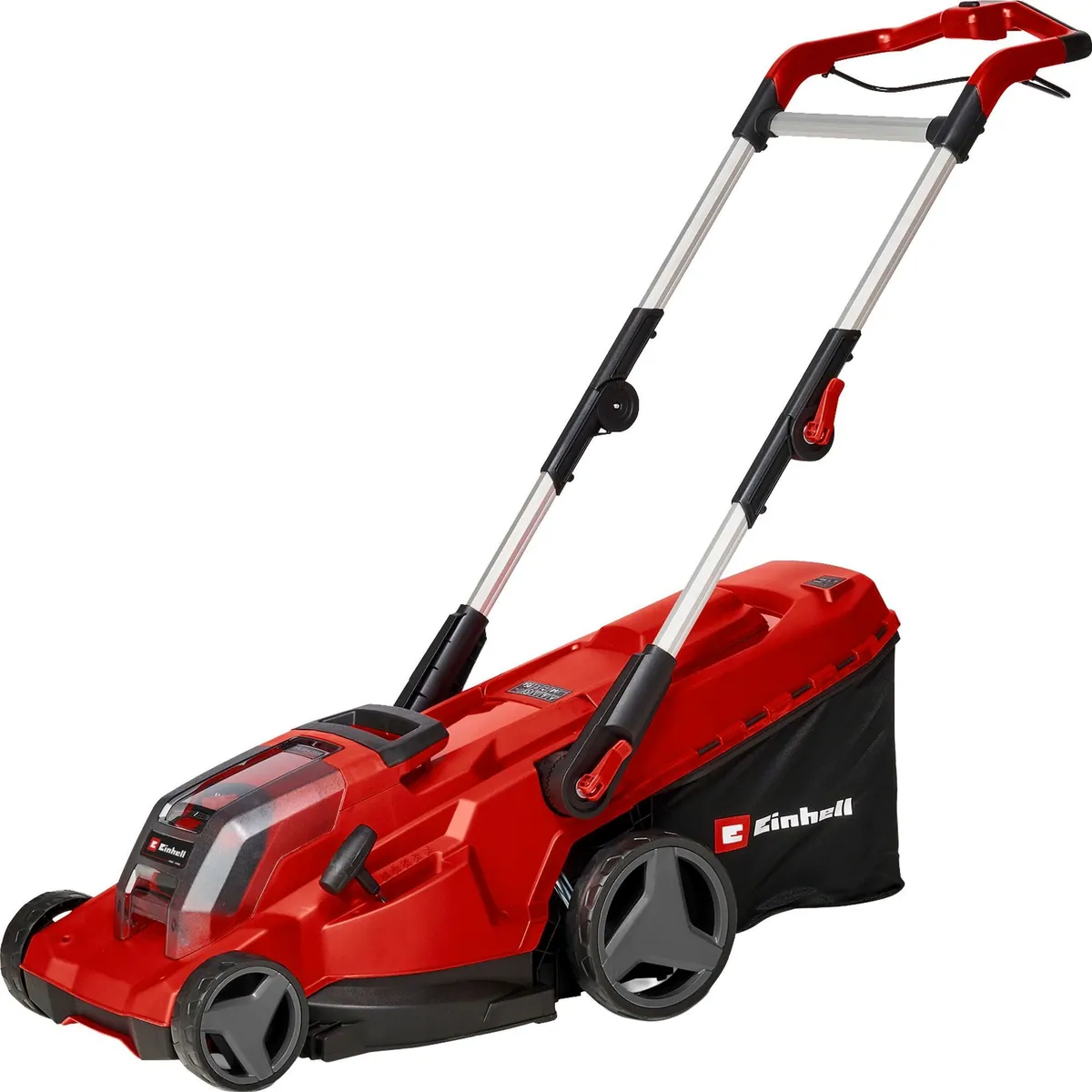 Einhell Akkurasenmäher GP-CM 36/41 Li - Solo, bürstenloser Motor, 6-stufige Schnitthöhenverstellung, klappbarer Führungsholm