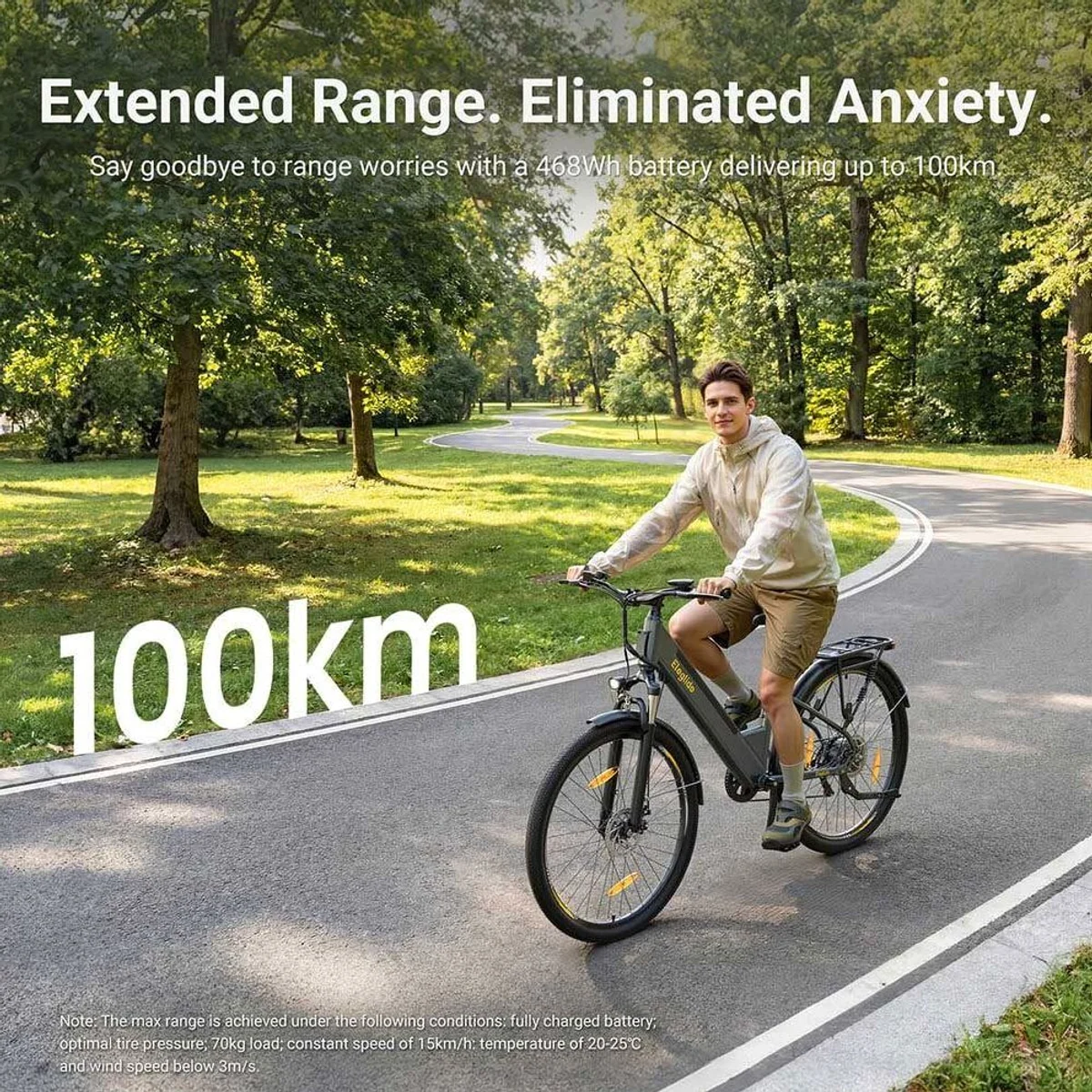 Eleglide E-Bike T1 ST, hohe Reichweite, leistungsstarker Motor, 7-Gang Shimano 4