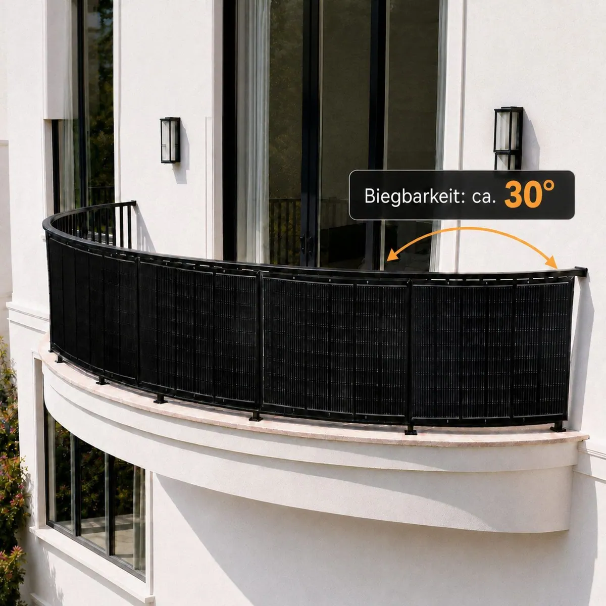 enjoy solar Balkon-PV-Anlage 800W RC MI2S-800D, 4x200W flexible Solarmodule, Plug-and-Play 2