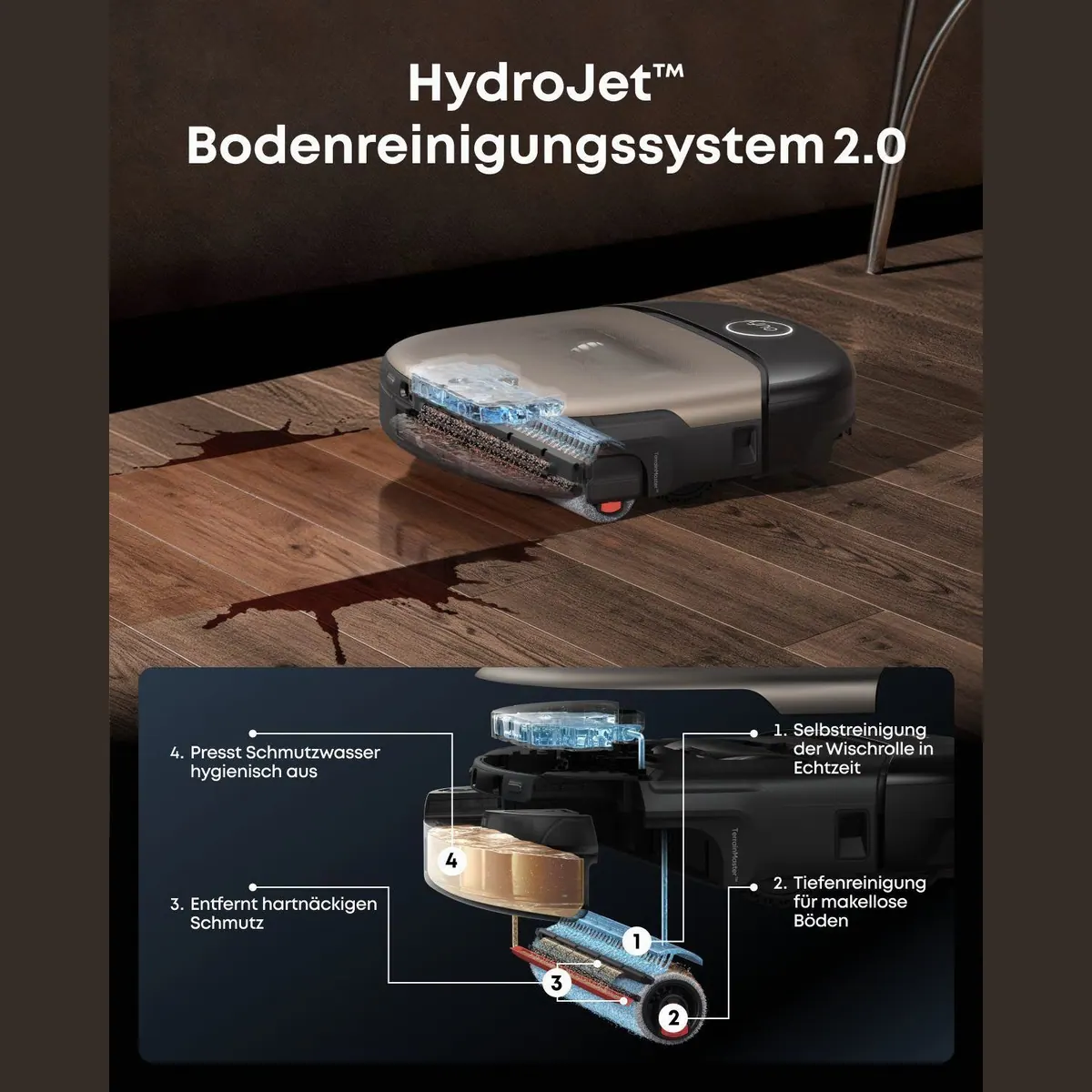 eufy T2081G11 Saugroboter, kraftvolle Saugleistung & intelligente Navigation 5