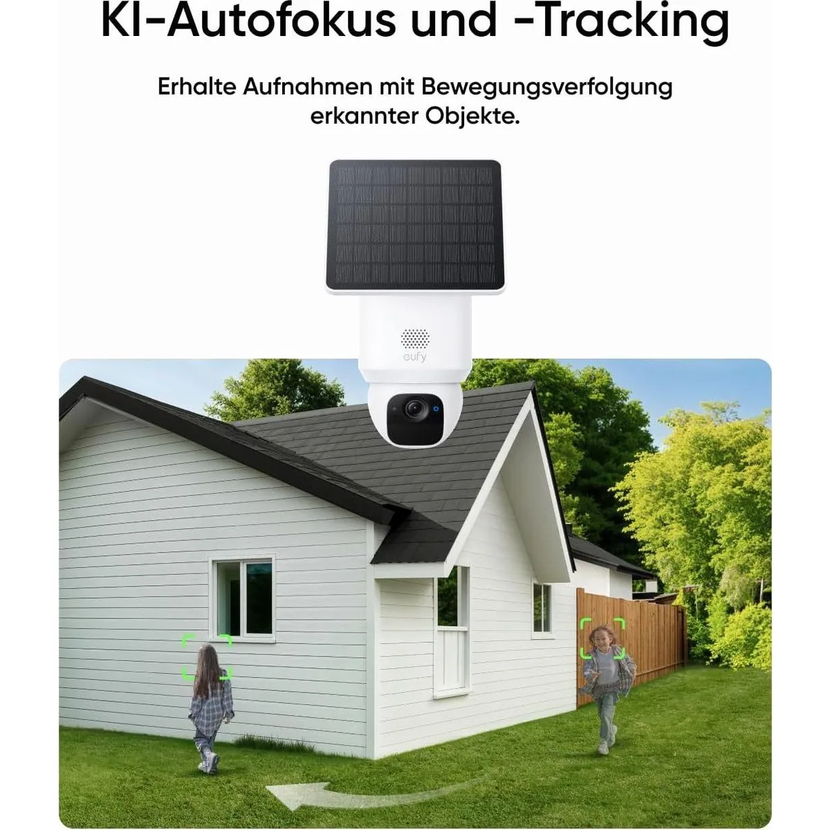 eufy eufyCam E30 Überwachungskamera, 2K Auflösung, kabellos, Solar-betrieben 3