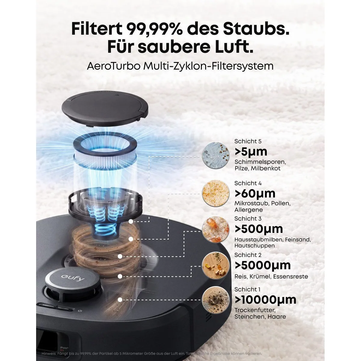 eufy Saugroboter C30 Edge, 35.000 Pa Saugleistung, Wischfunktion, Kantenwischen 3