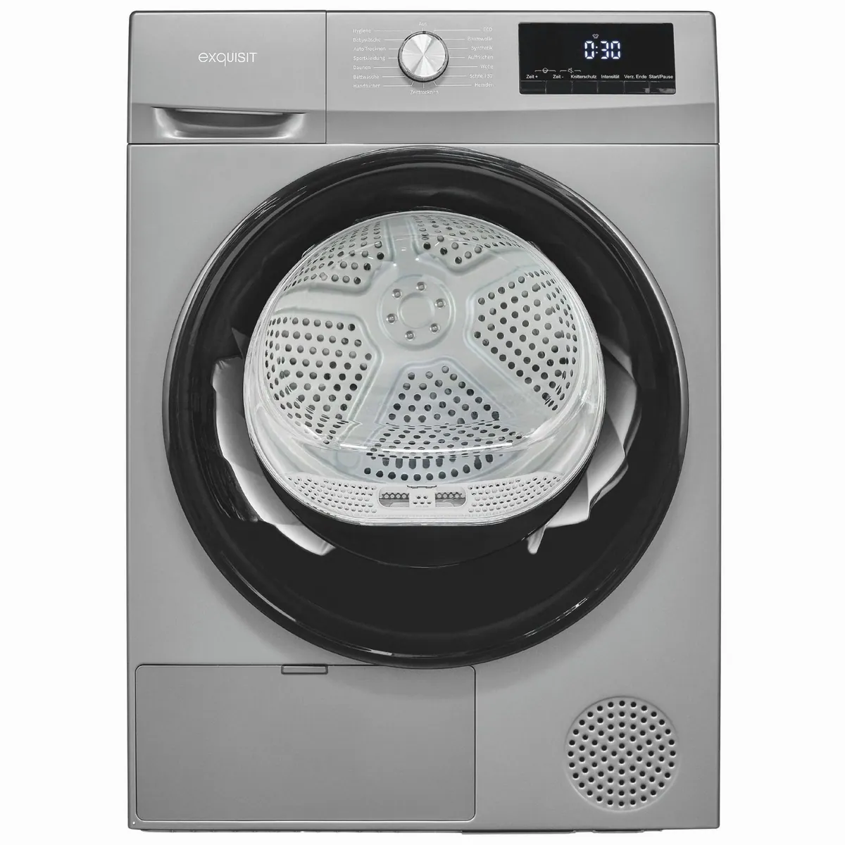 Exquisit TWP703-010D Wärmepumpentrockner, energieeffizient, 7 kg Fassungsvermögen, kompakte Maße
