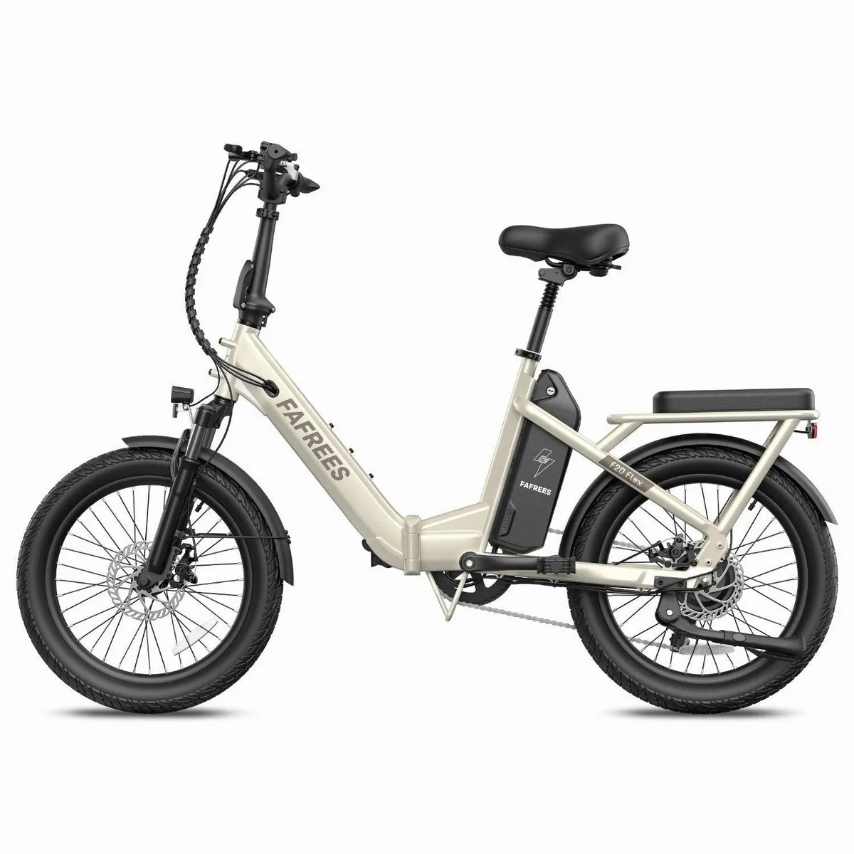 fafrees E-Bike F20 Flex, 250W Motor, herausnehmbarer Akku, Scheibenbremsen 4