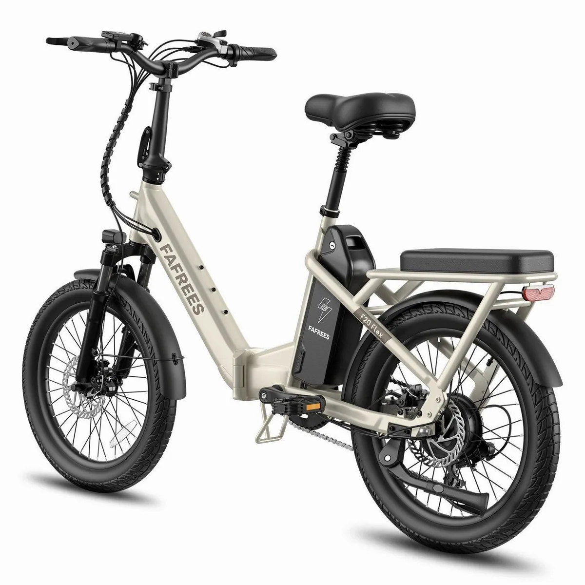 fafrees E-Bike F20 Flex, 250W Motor, herausnehmbarer Akku, Scheibenbremsen 5