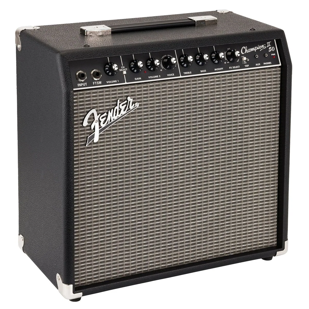 Fender Champion II 50 E-Gitarrenverstärker, vielseitige Klangvielfalt, benutzerfreundlich