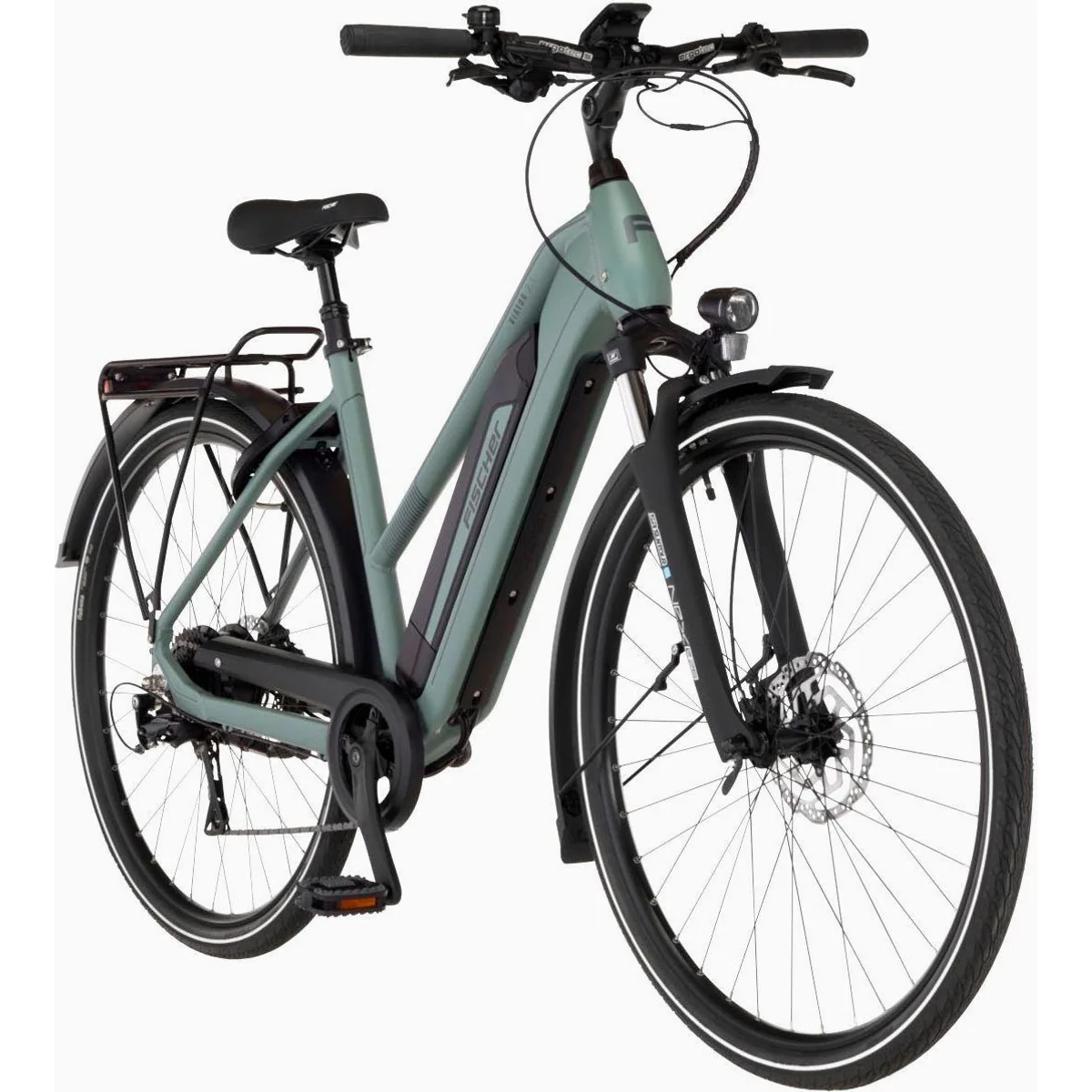 Fischer Viator 2.1 E-Bike, 8-Gang Shimano Schaltung, leistungsstarker Heckmotor 3
