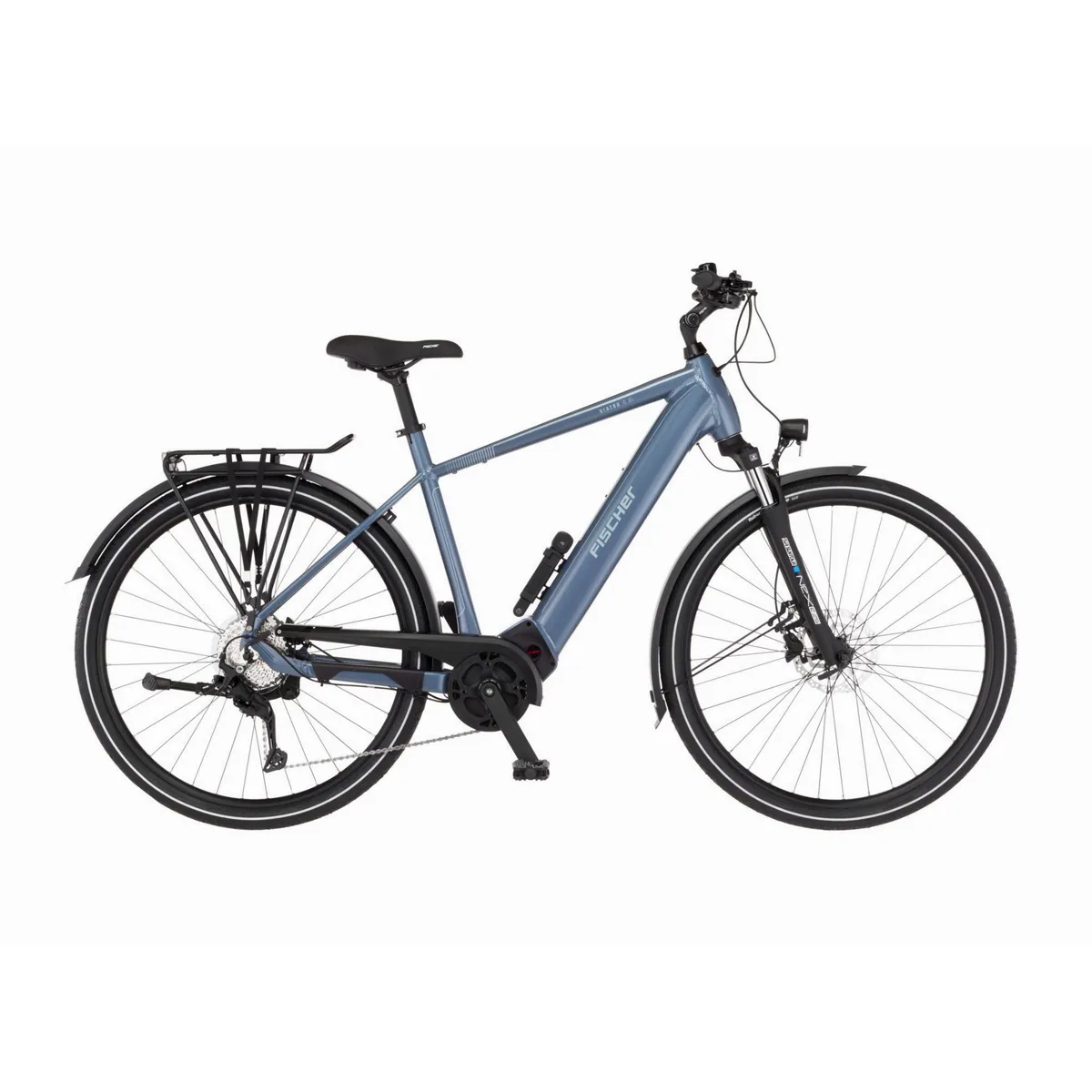 Fischer Viator 6.8I E-Bike Trekkingrad, kraftvoller Mittelmotor, 9-Gang Shimano, 711 Wh Akku