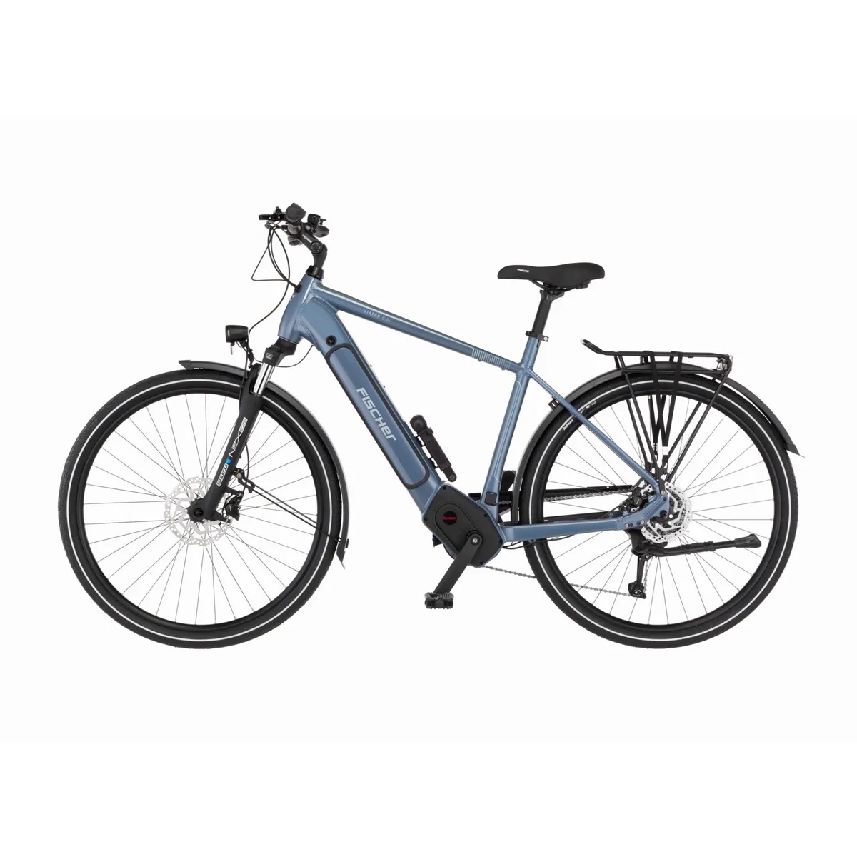 Fischer Viator 6.8I E-Bike Trekkingrad, kraftvoller Mittelmotor, 9-Gang Shimano, 711 Wh Akku 2